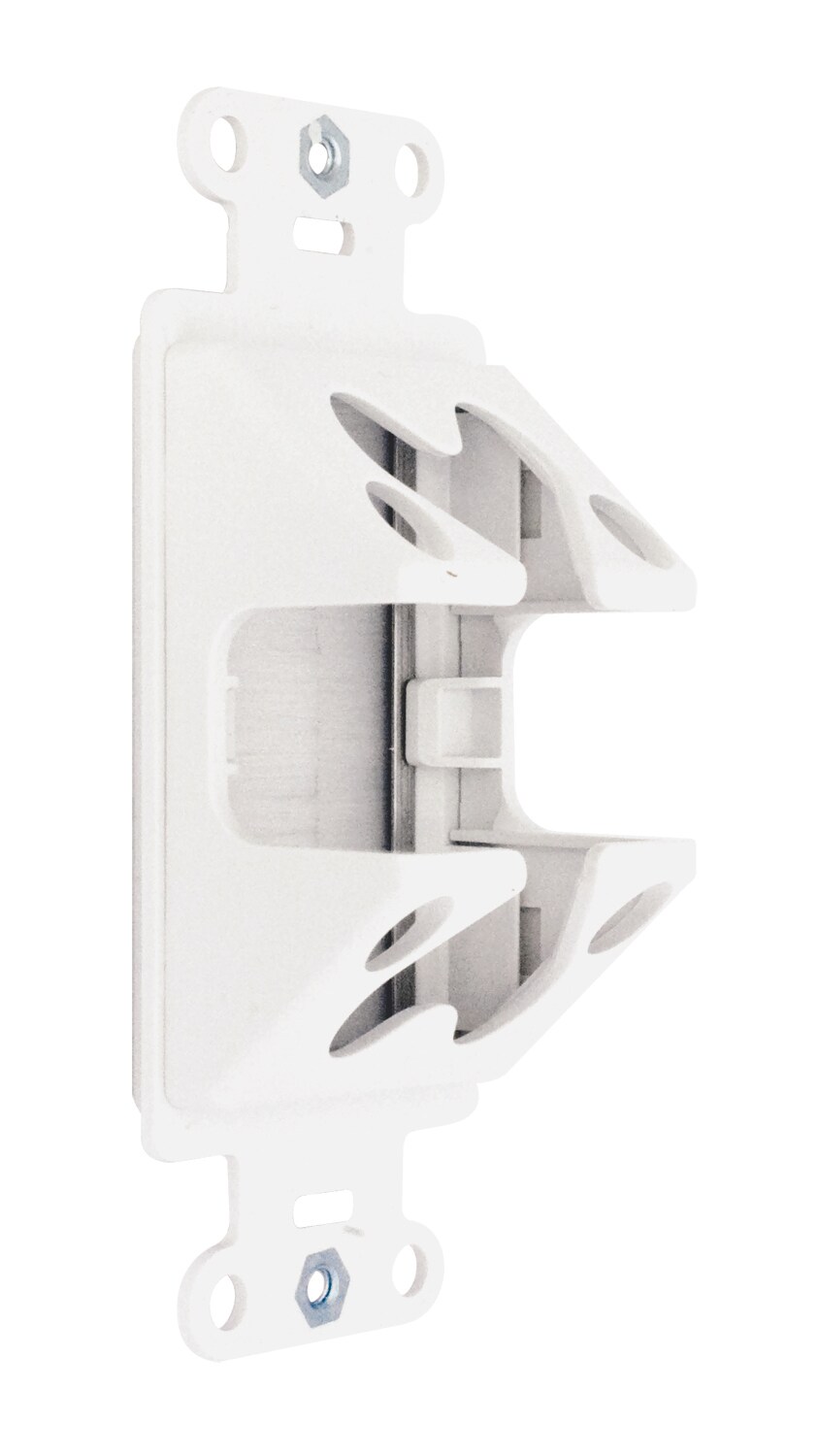 Sanus 1-Gang White Nylon Indoor Wall Plate