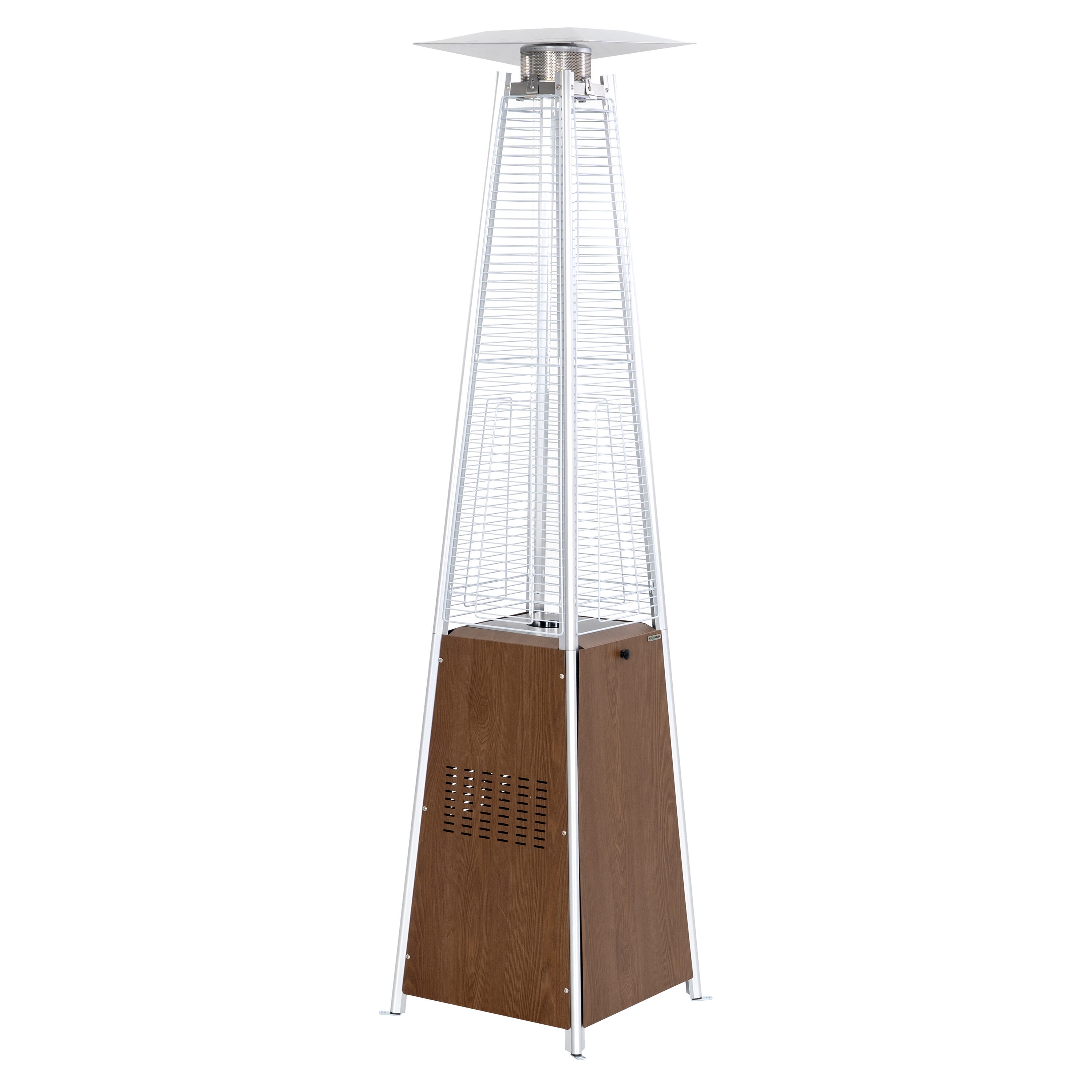 Nuu Garden AH001S-02 48000 -BTU light brown Iron Floorstanding Liquid propane Patio Heater