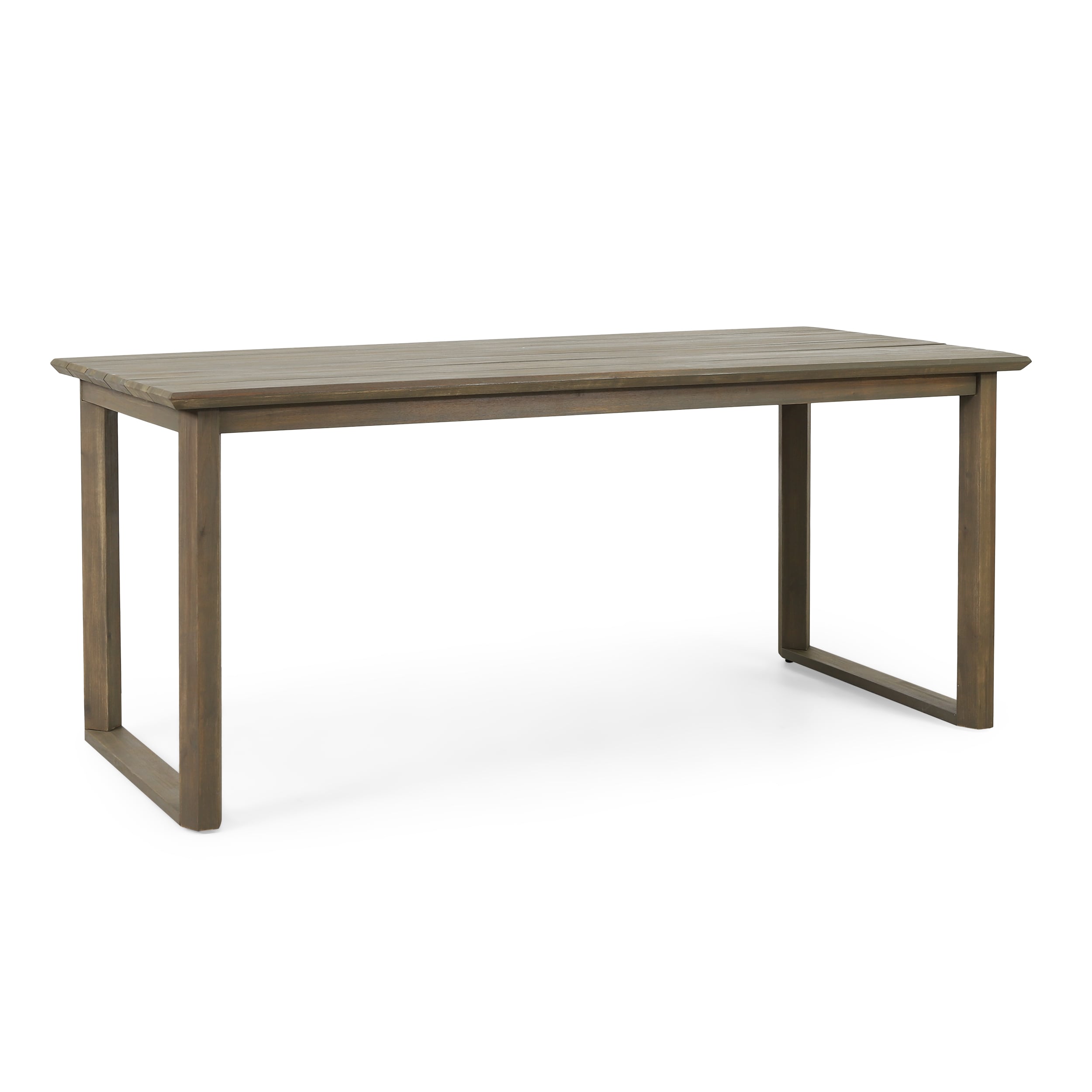 LIVIZA GGJOU031GY GIJ Dinning Table Rectangle Outdoor Dining 34-in W x 71-in L