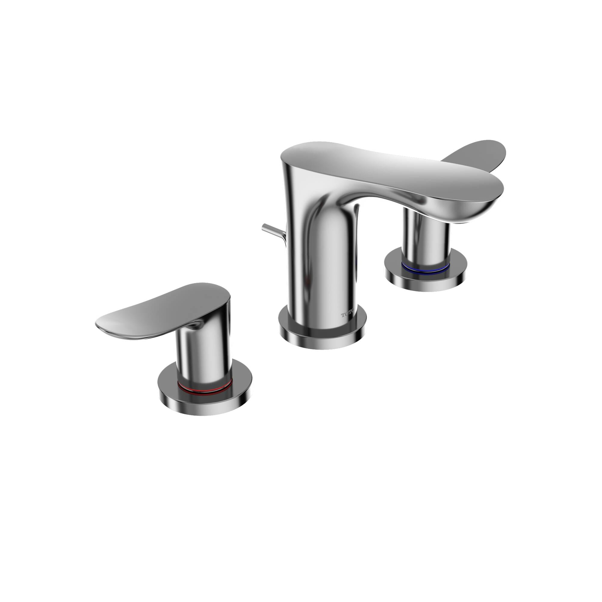 TOTO Global Polished Chrome Widespread 2-Handle WaterSense Handle 