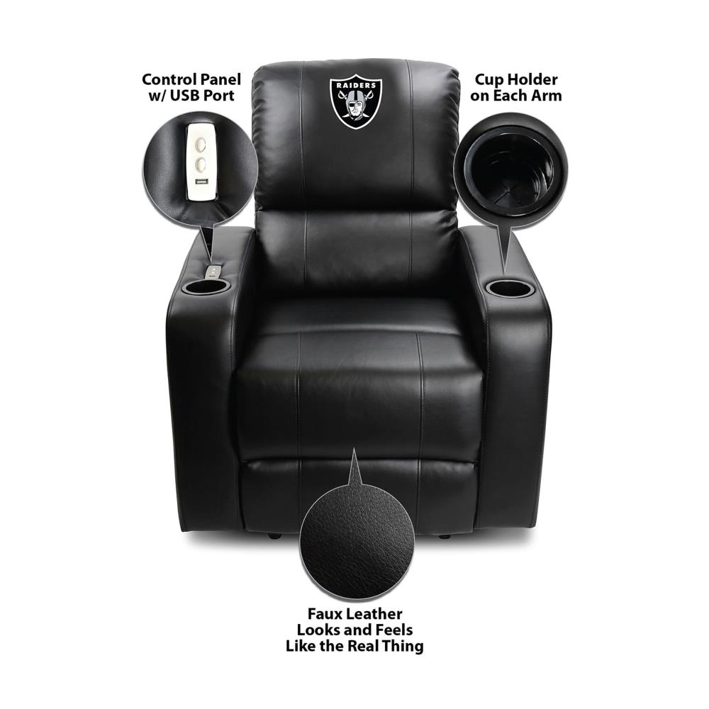 oakland raiders recliner chair