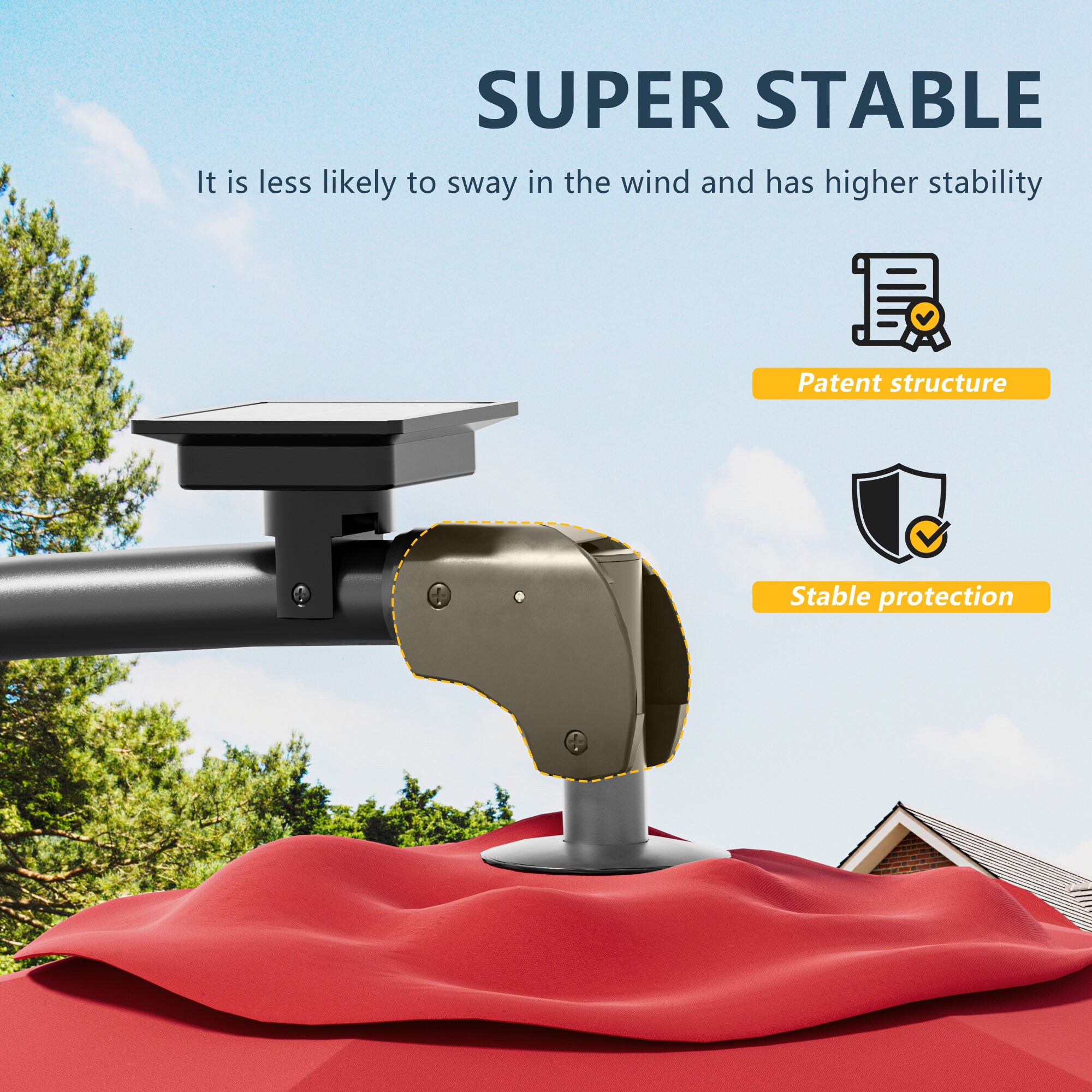 Sonkuki SD-MN335RD-LED Umbrellas-2 - View #3