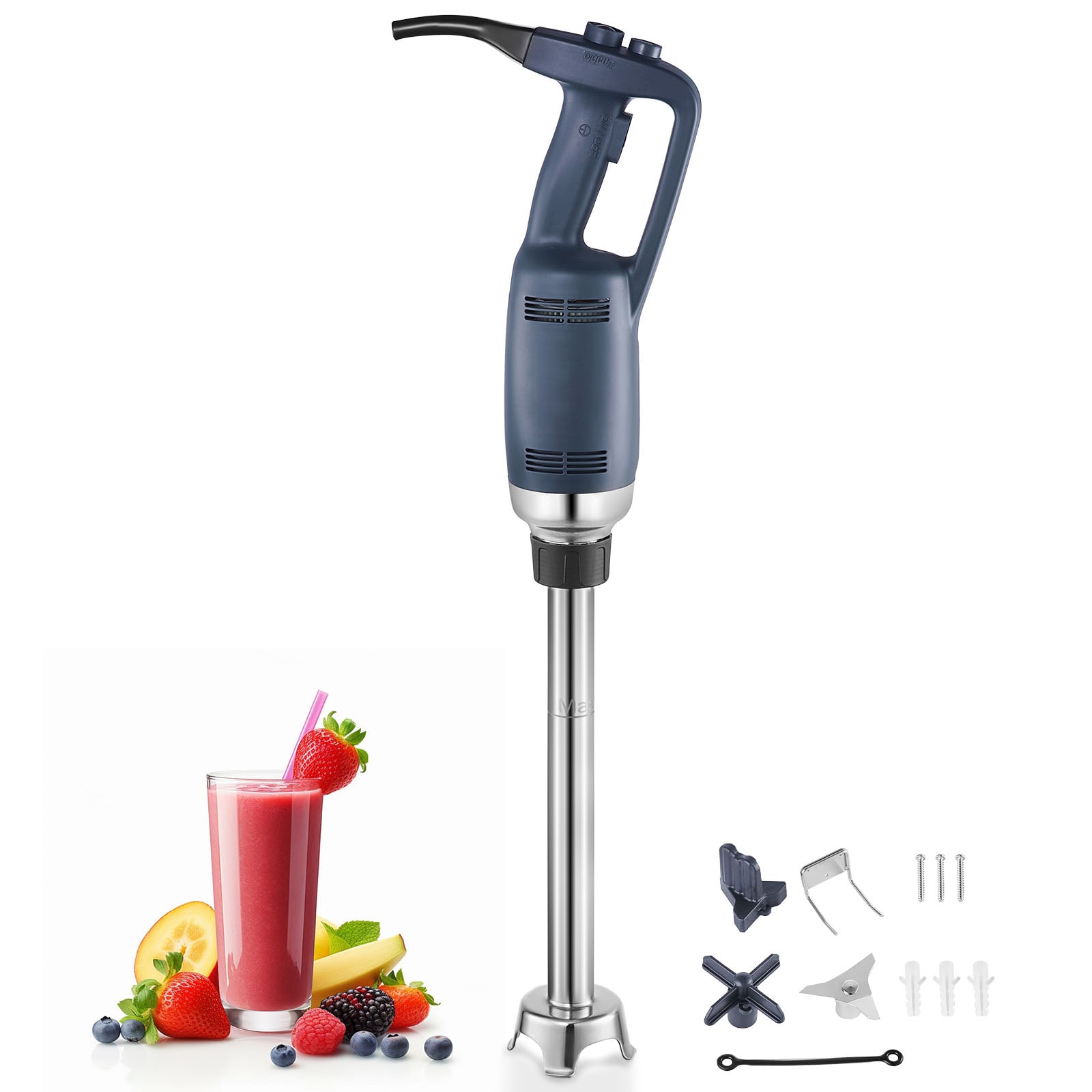 VEVOR SCZXSCJBQ35003702V1 Commercial Immersion Blender 2 -Speed 350 -Watt Immersion Blender ( Blue )