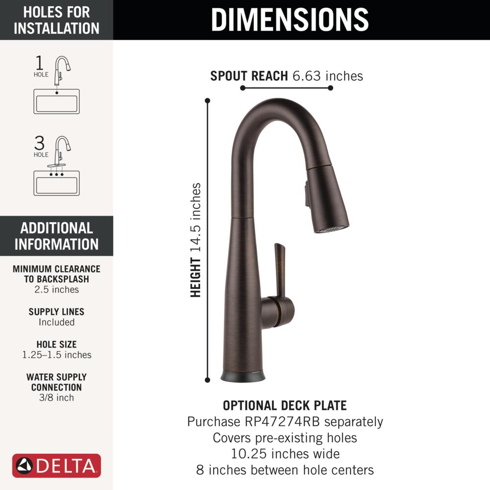 Delta 9913TL-RB-DST Kitchen-Faucets - View #6