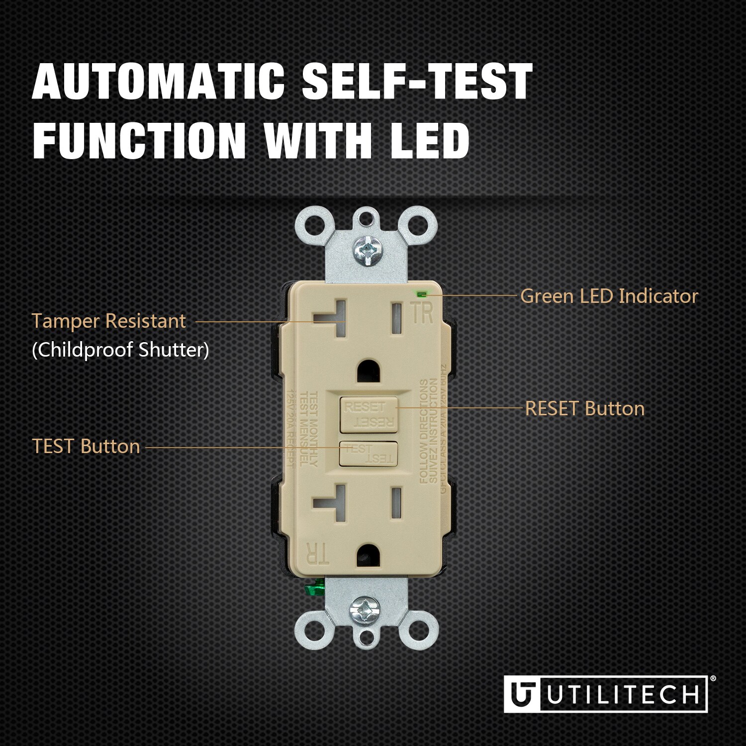 Utilitech G1920T-IV2 receptacles - View #2