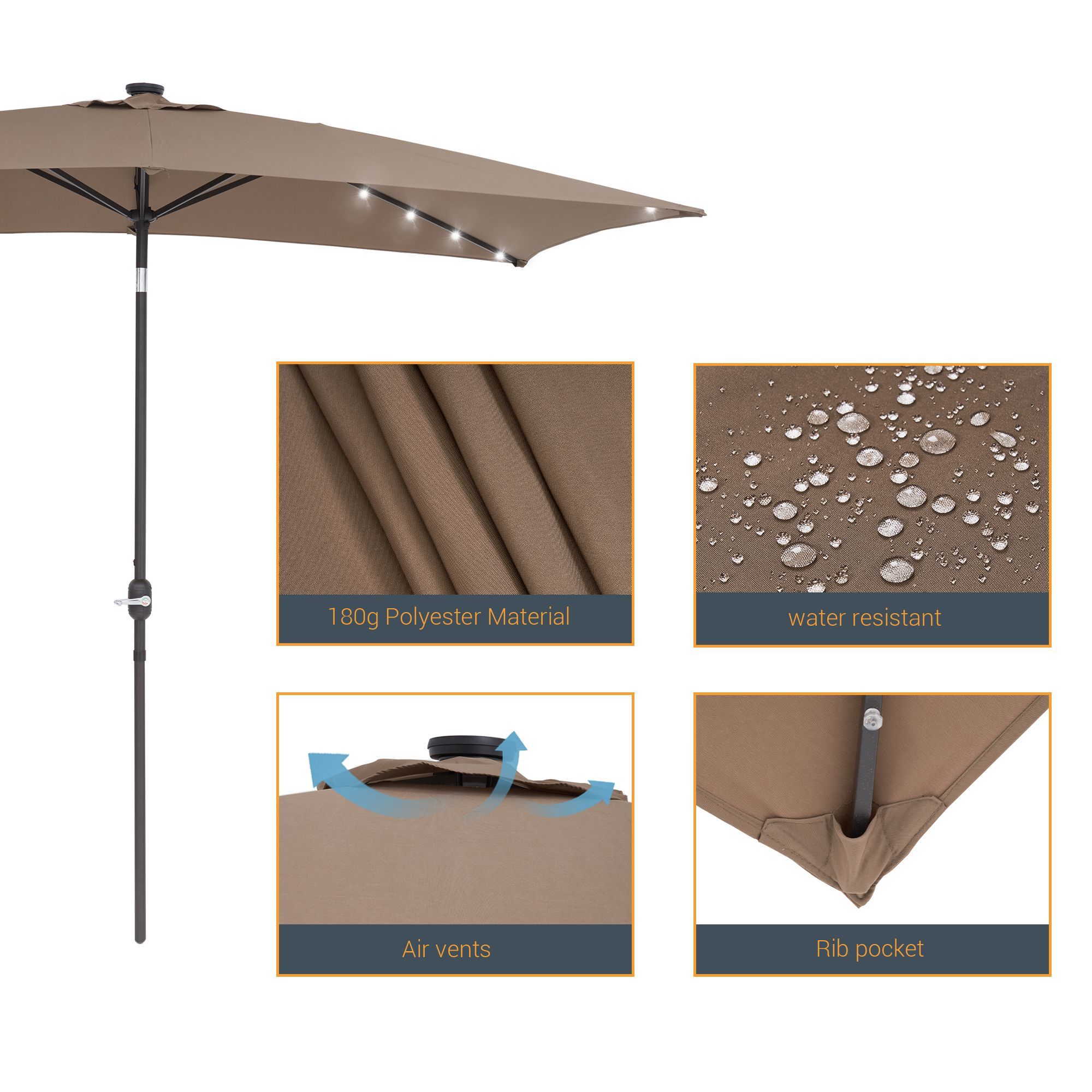Sonkuki SD-127K-LED Umbrellas-2 - View #4