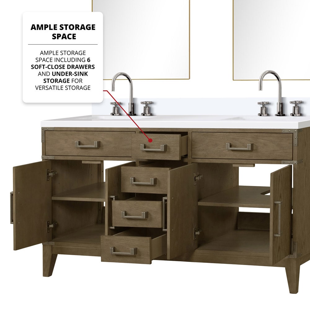 Lexora LVW60DR301 Bath-Vanity-Combo - View #7