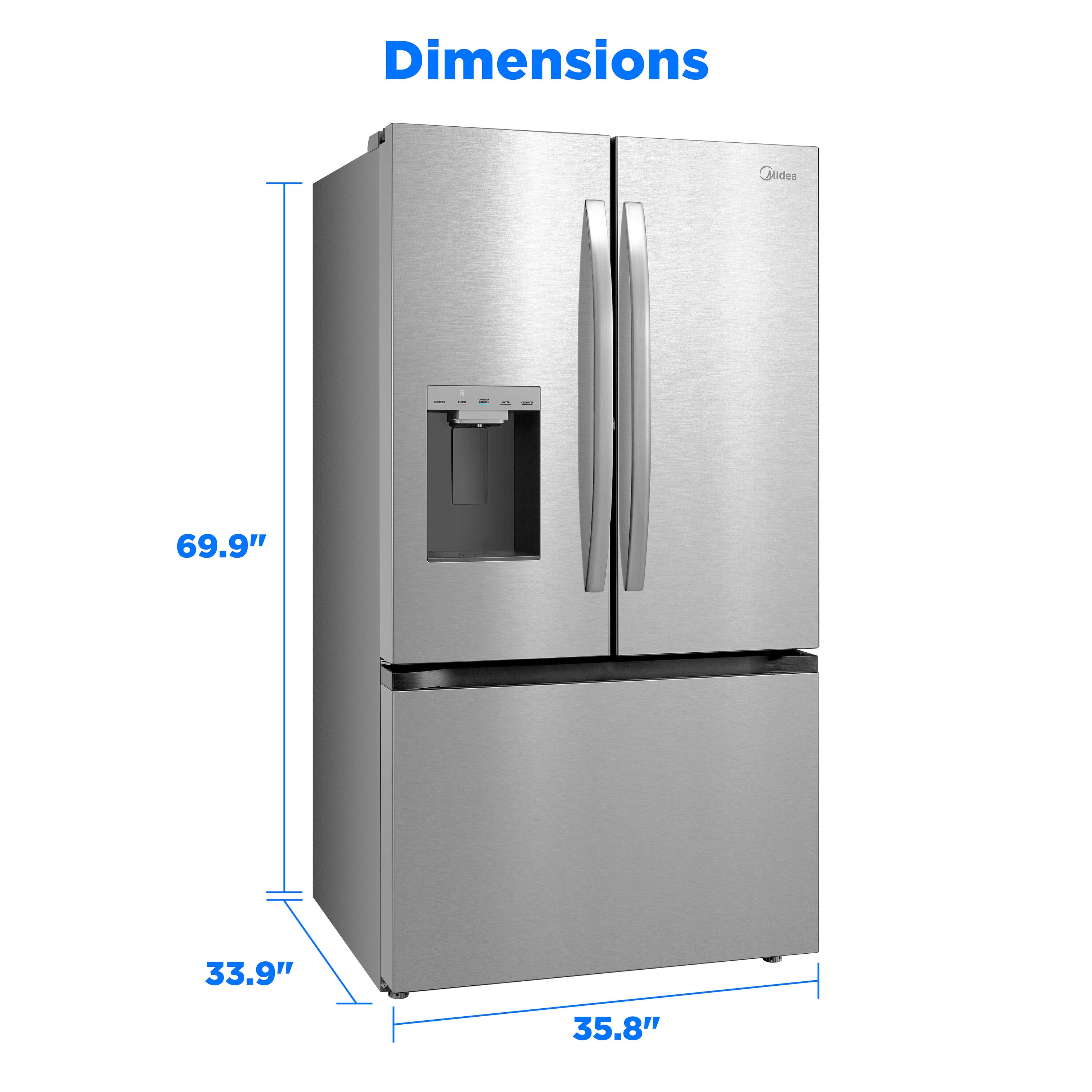 Midea MRF29D9BST French-Door-Refrigerators - View #15