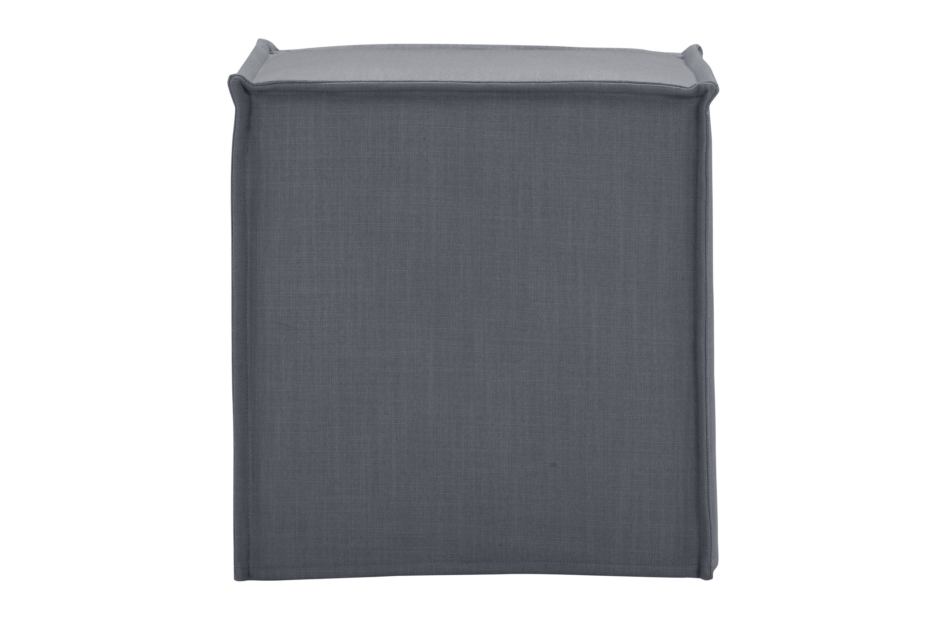 Rustic Manor SON219-03DG-LS Rustic Dark Grey Ottoman