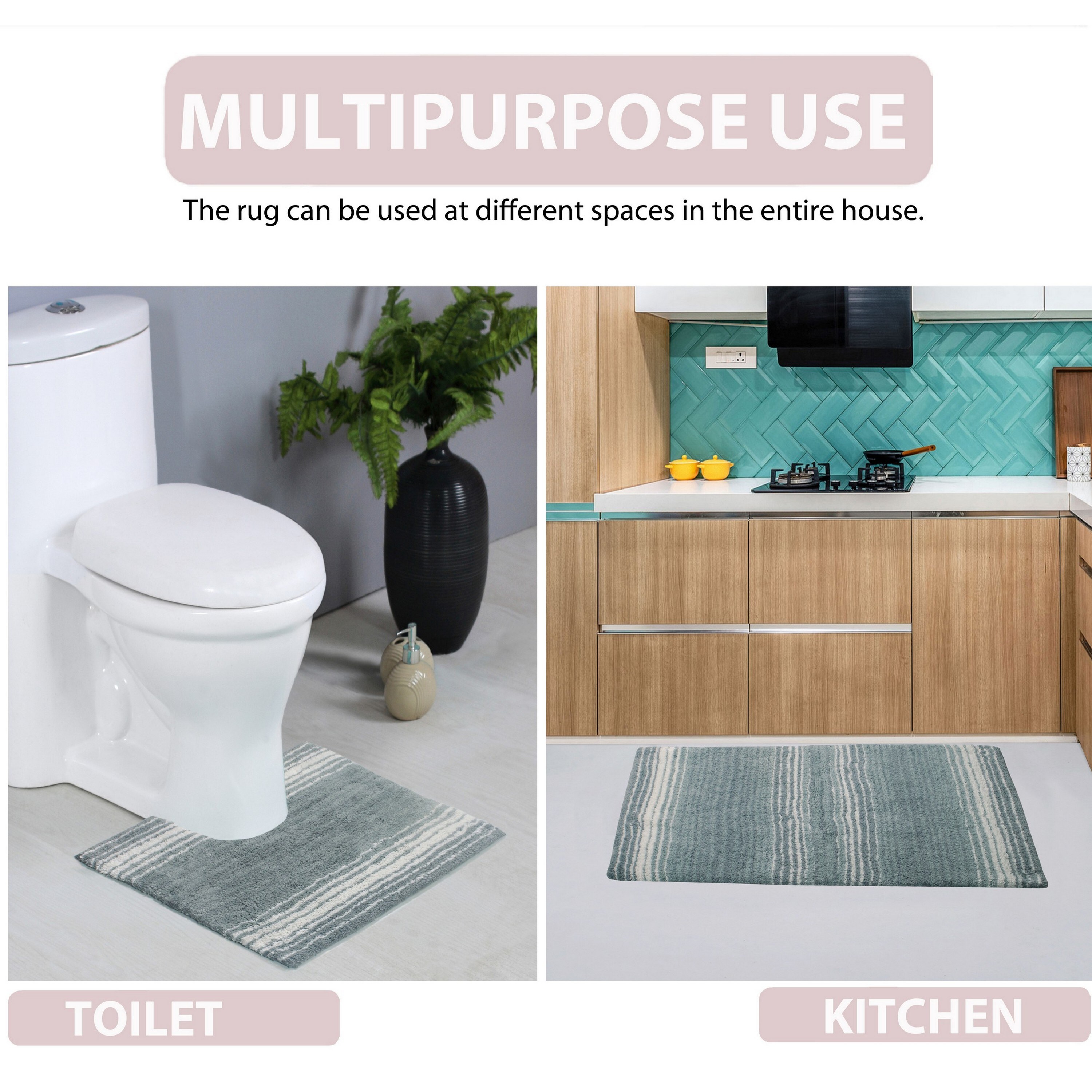 Home Weavers BGRD2440GY Bath-Rugs - View #5
