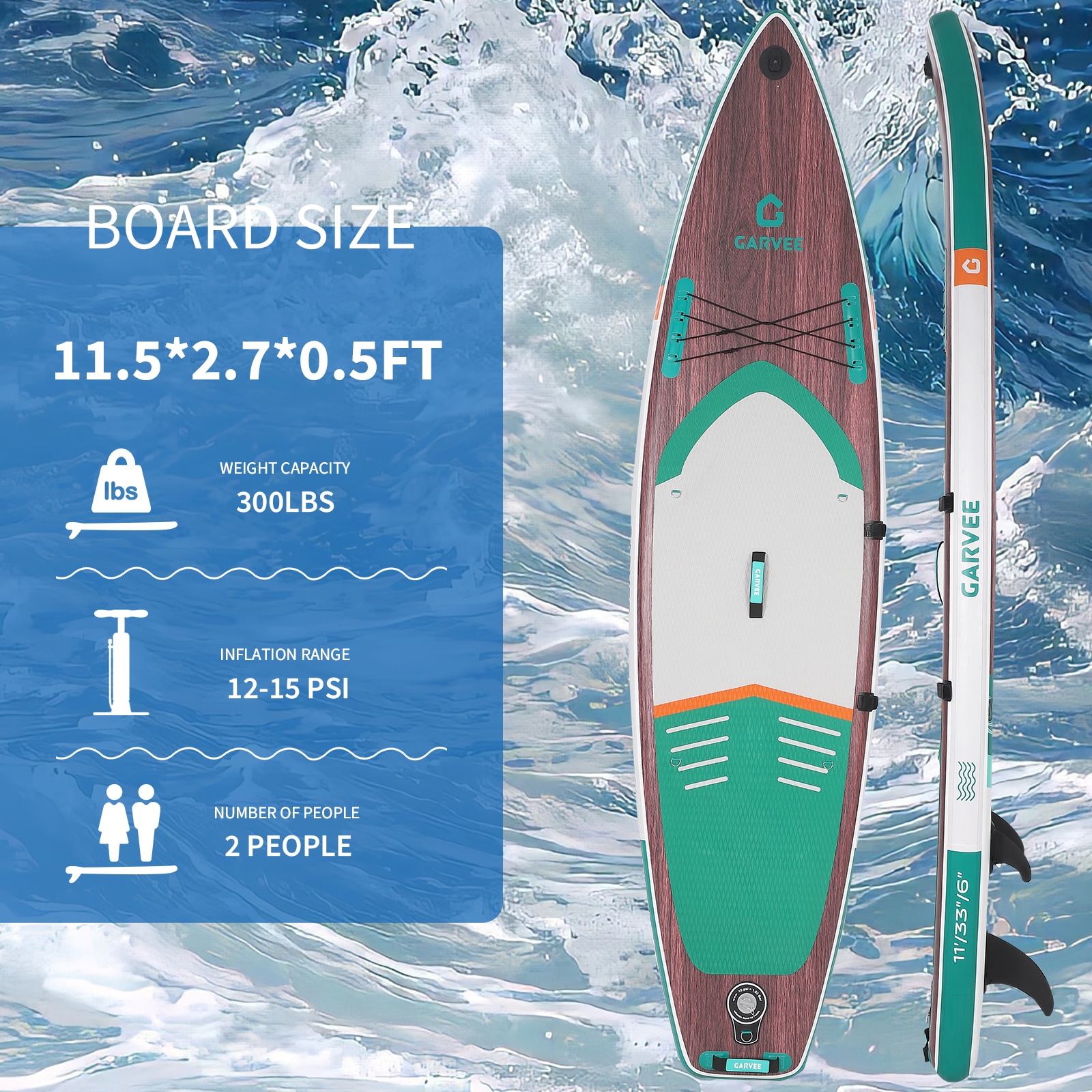 Aoile CQC-WF3AMZ-ELS4 Stand-Up-Paddle-Boards - View #2