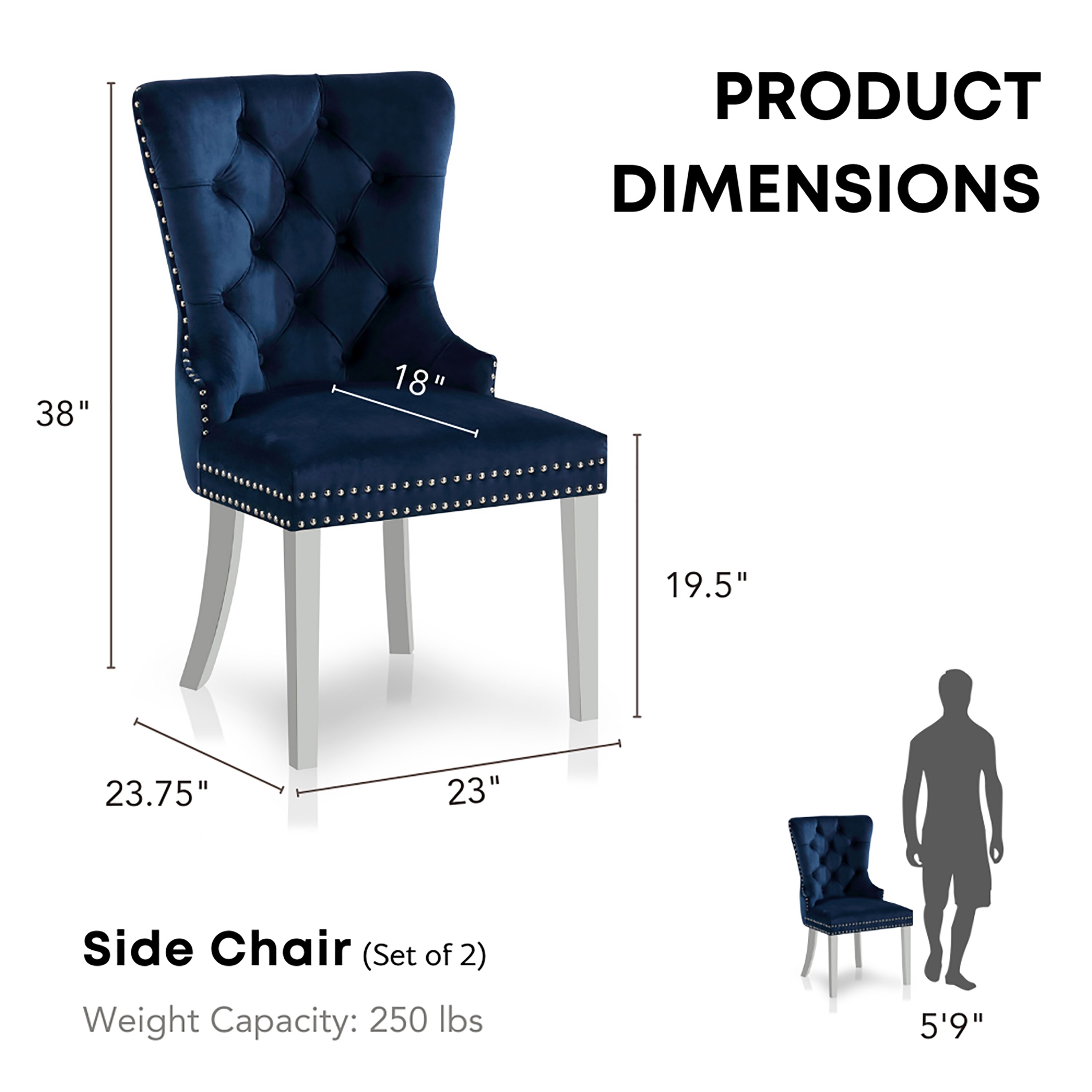Furniture of America IDF-AC261NV Dining-Chairs - View #9
