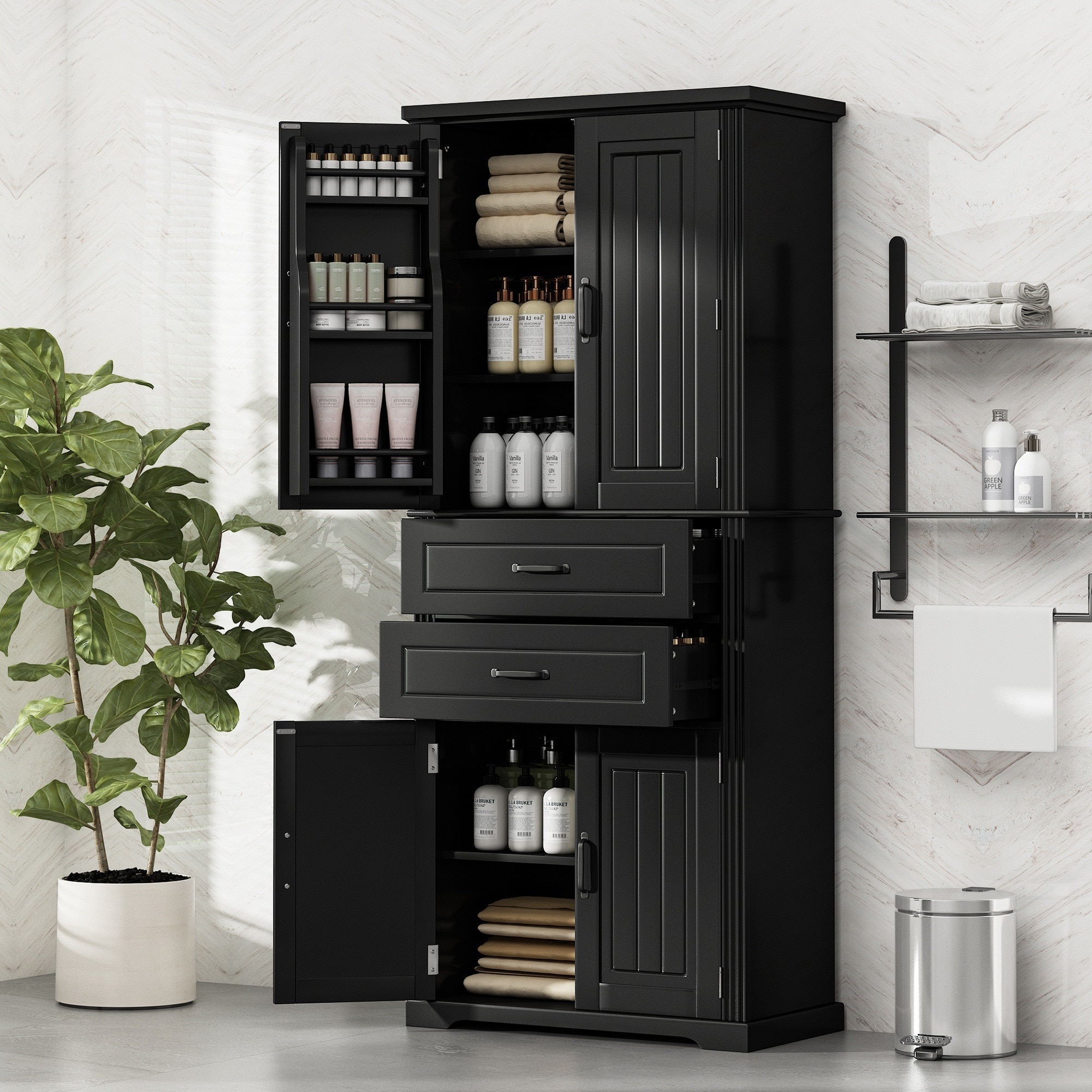 IAK ZYM104023 Linen-Cabinets - View #2