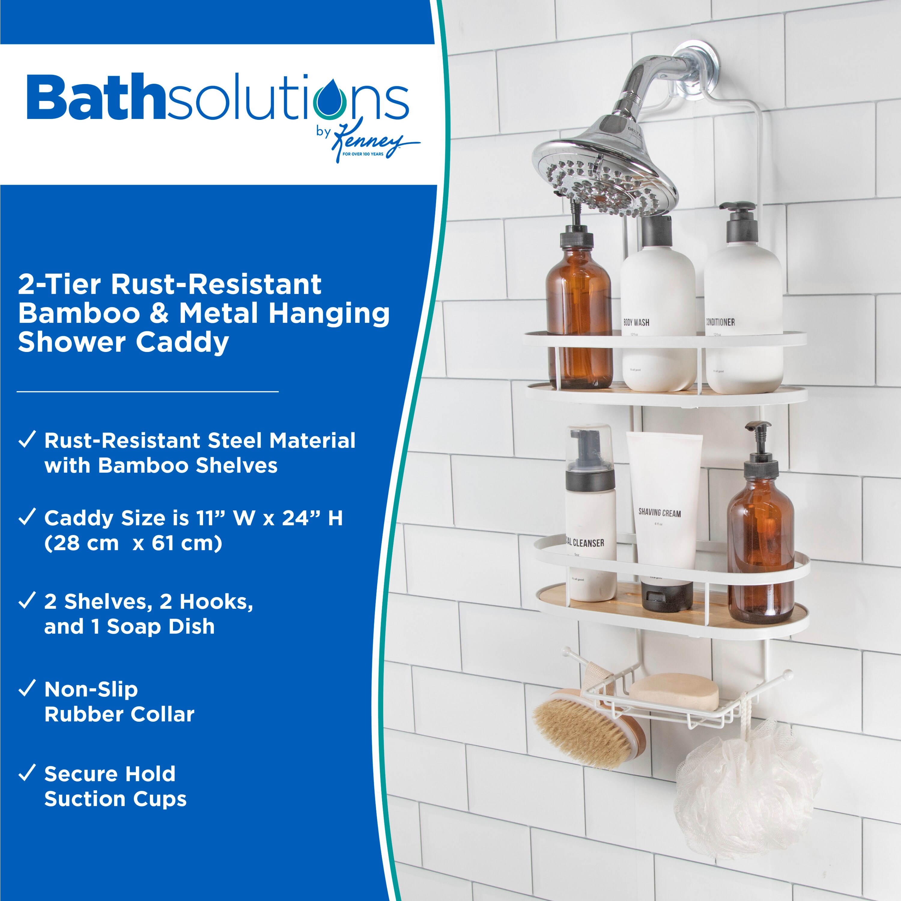 Kenney KN614140PS Hanging-Shower-Caddies - View #2
