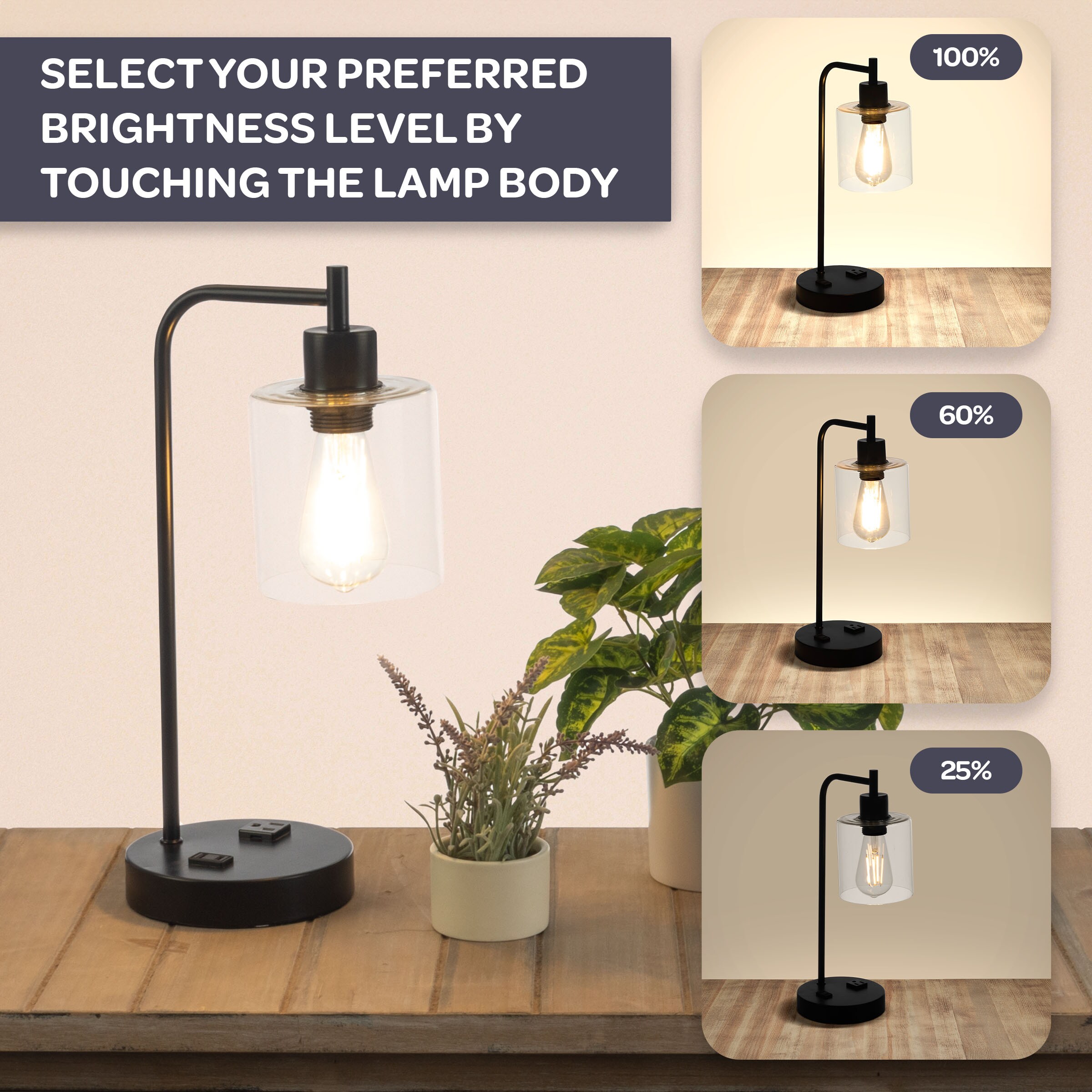 Lavish Home 72-LMPDKIND-1B Table-Lamps - View #3