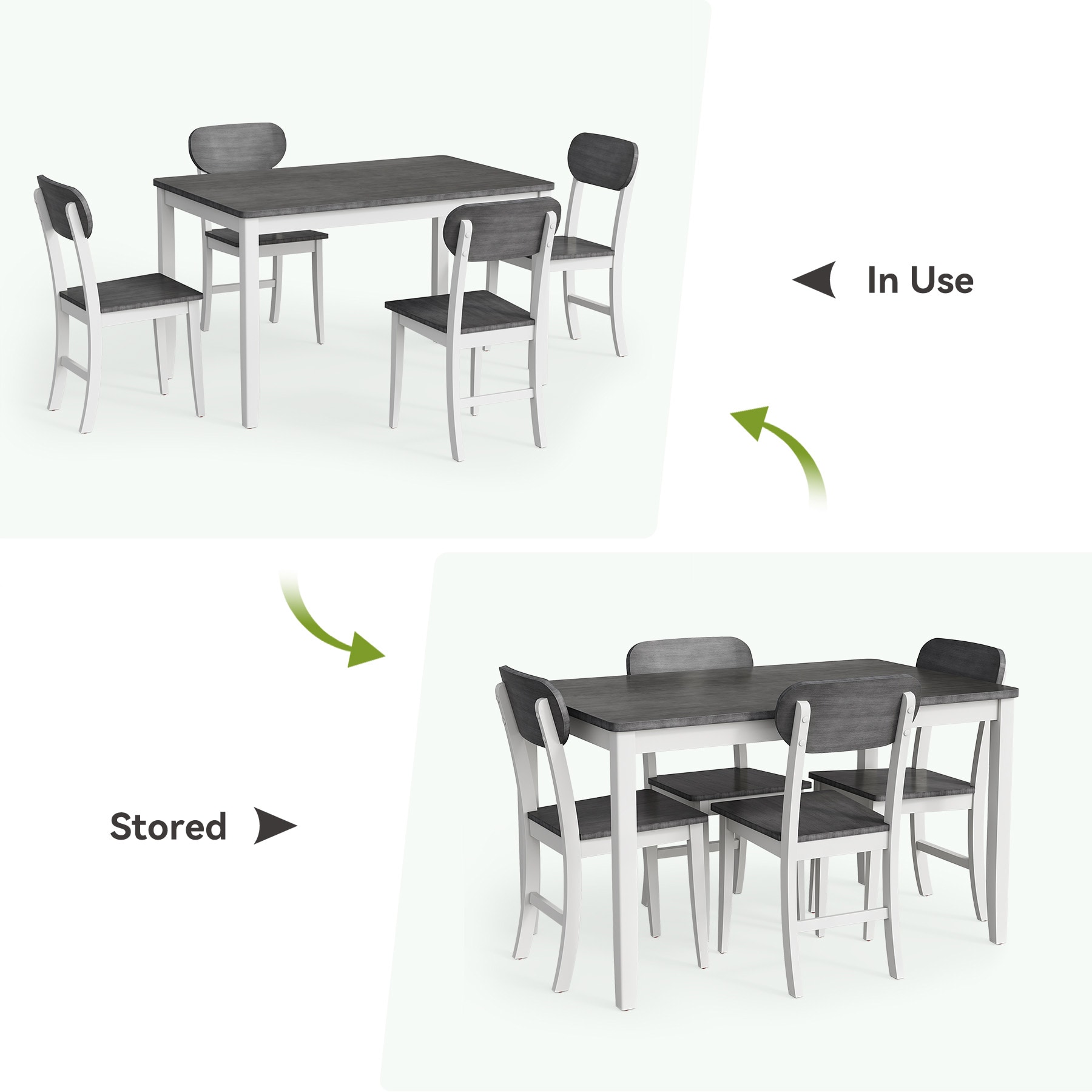 Tribesigns LWFD-ZF00018-YN Dining-Tables - View #9