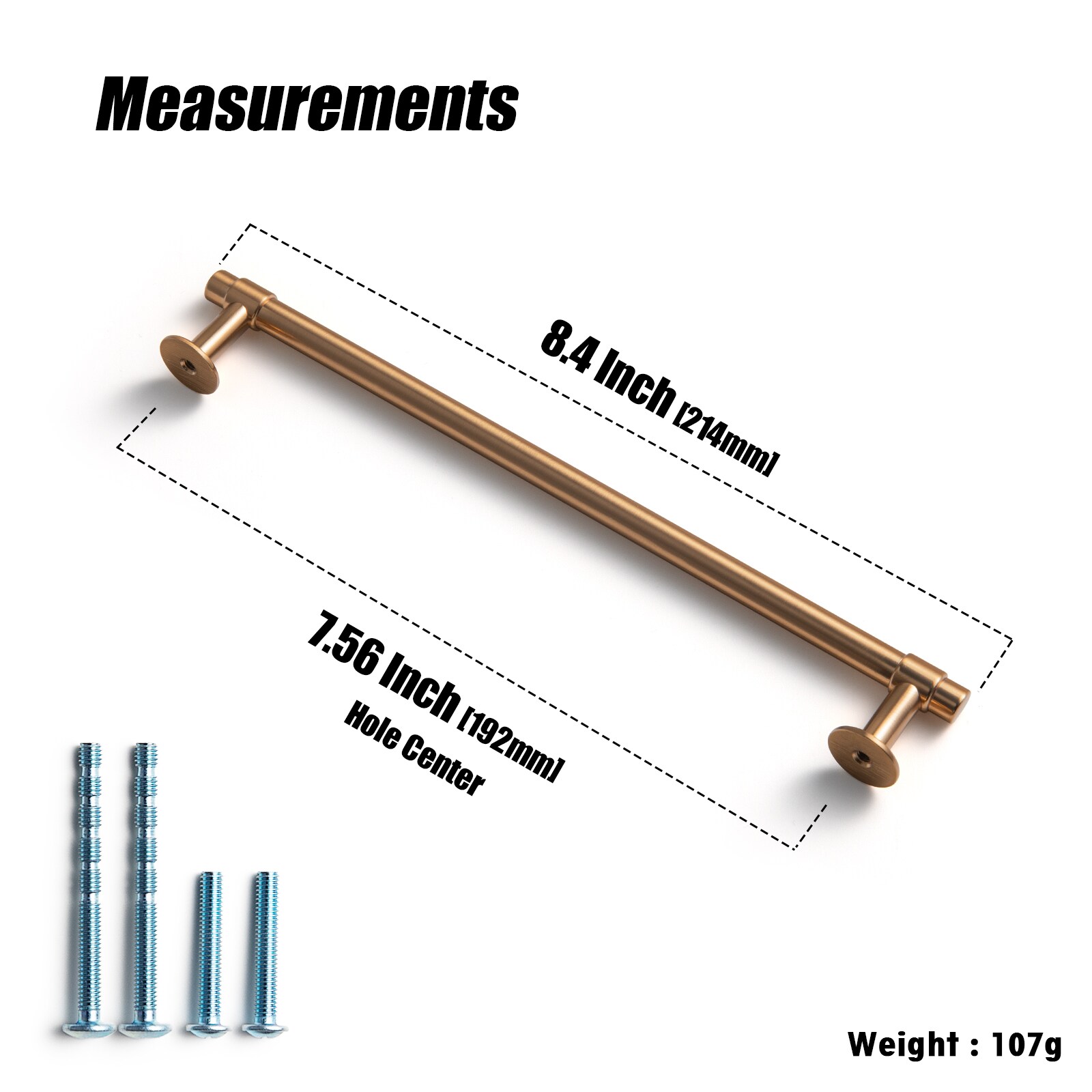 Miaokesen 6773CB-192 Cabinet-Pulls - View #2