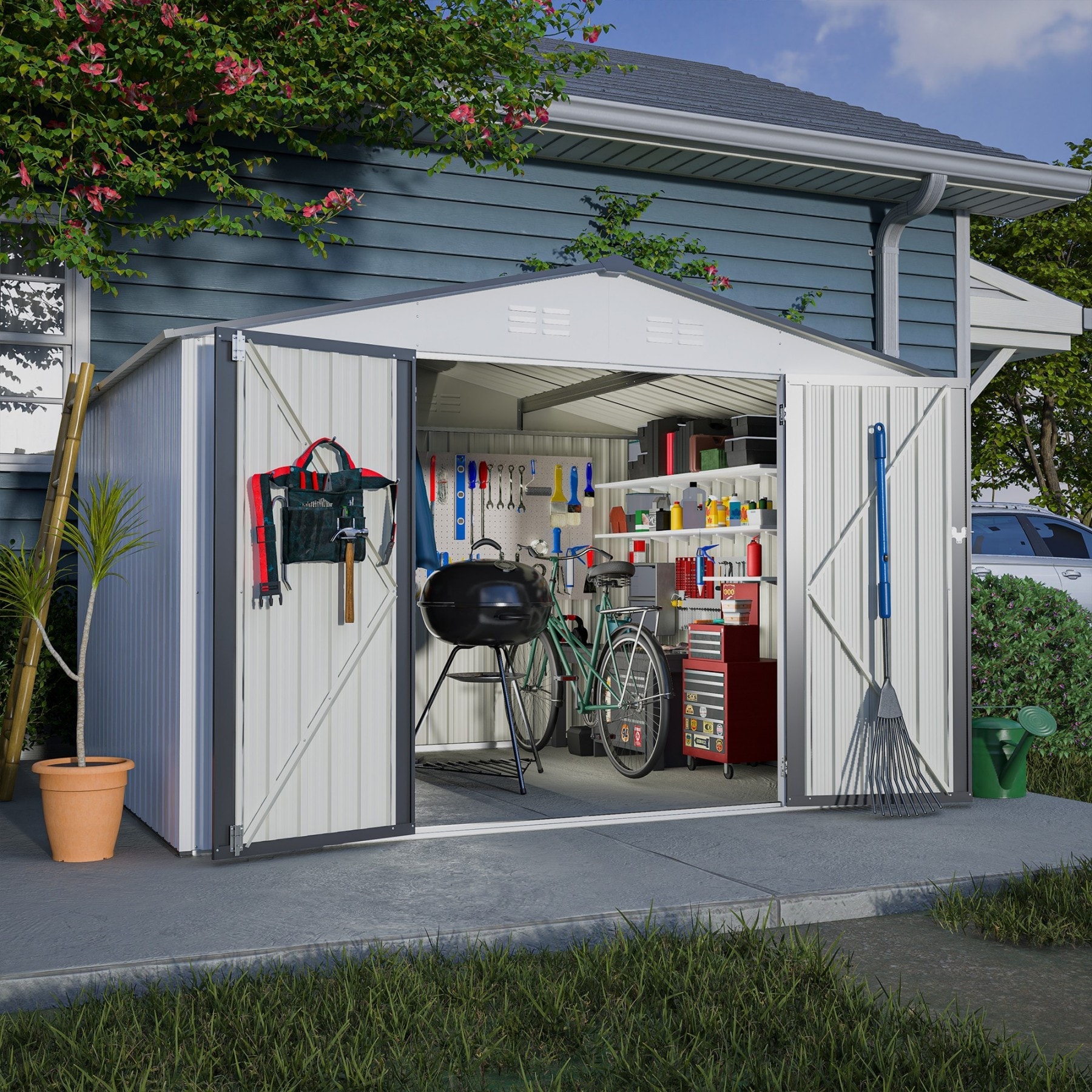 ToolCat BZ-3-170-SN Metal-Storage-Buildings-Sheds - View #3