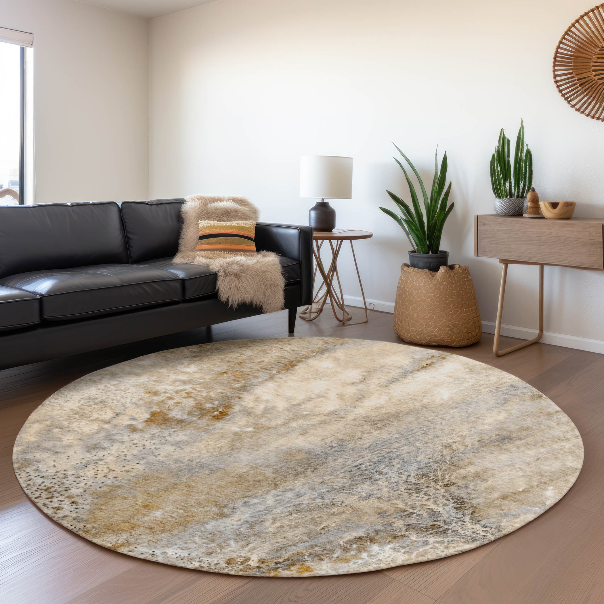 Addison Rugs AMF561BL8X10 Mayfield AMF561BL 8 x 10 (ft) Loomed Polyester Blush Rectangular Indoor Geometric Machine washable Area rug