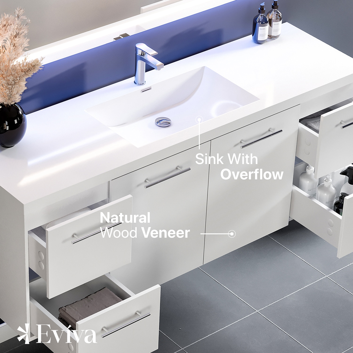 Eviva EVVN402-60WH Bath-Vanity-Combo - View #4