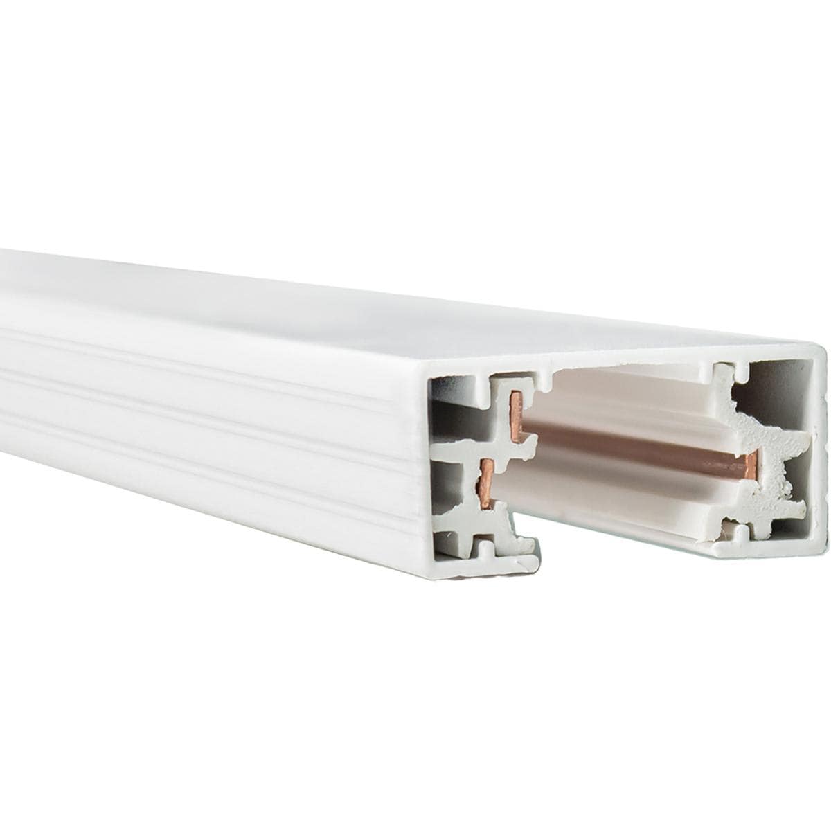 WAC Lighting 138034 HT6-WT H Track 1 Light 120 White Track Component Ceiling Light