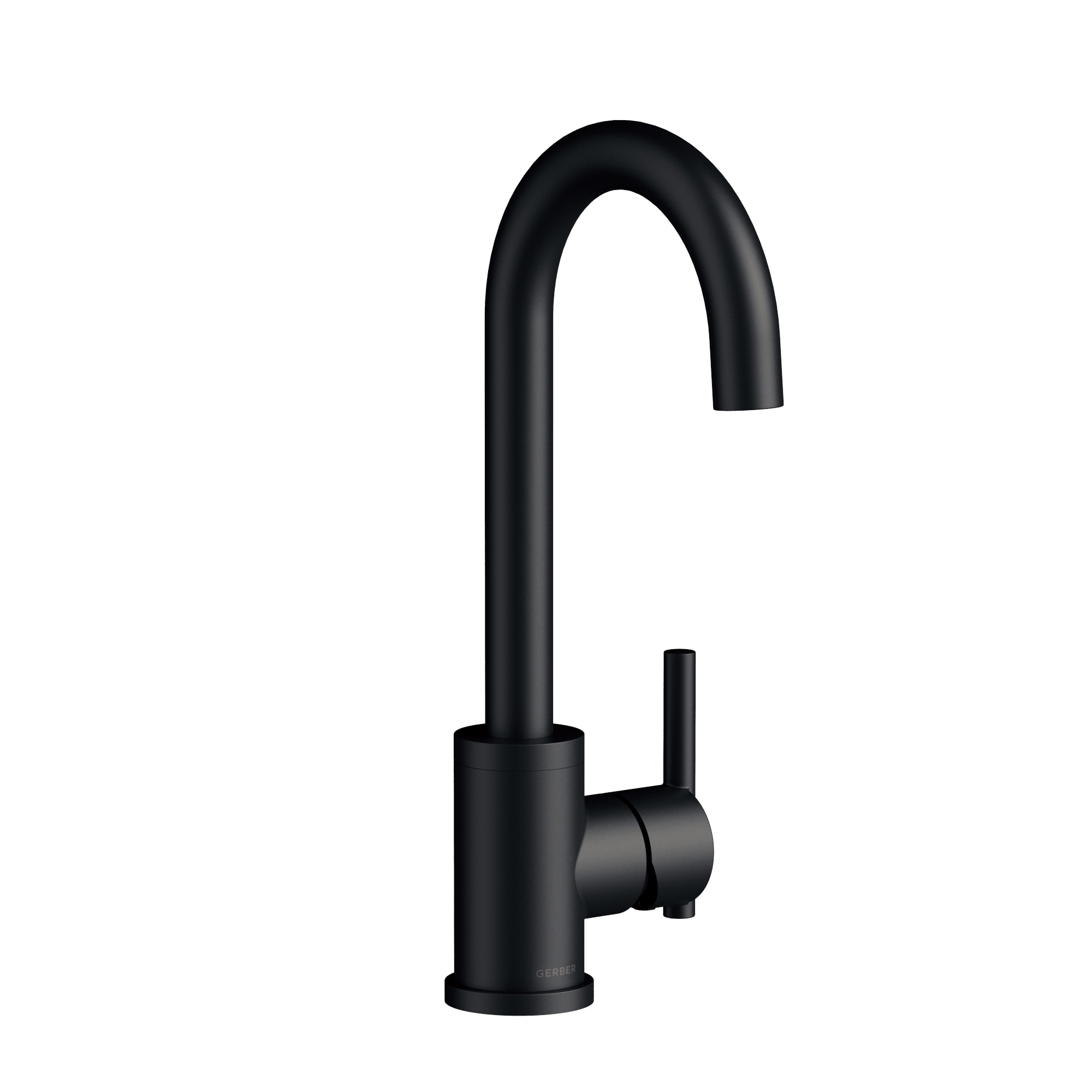 Gerber D150558BS Satin Black Single Handle Deck-mount Bar and Prep Kitchen Faucet