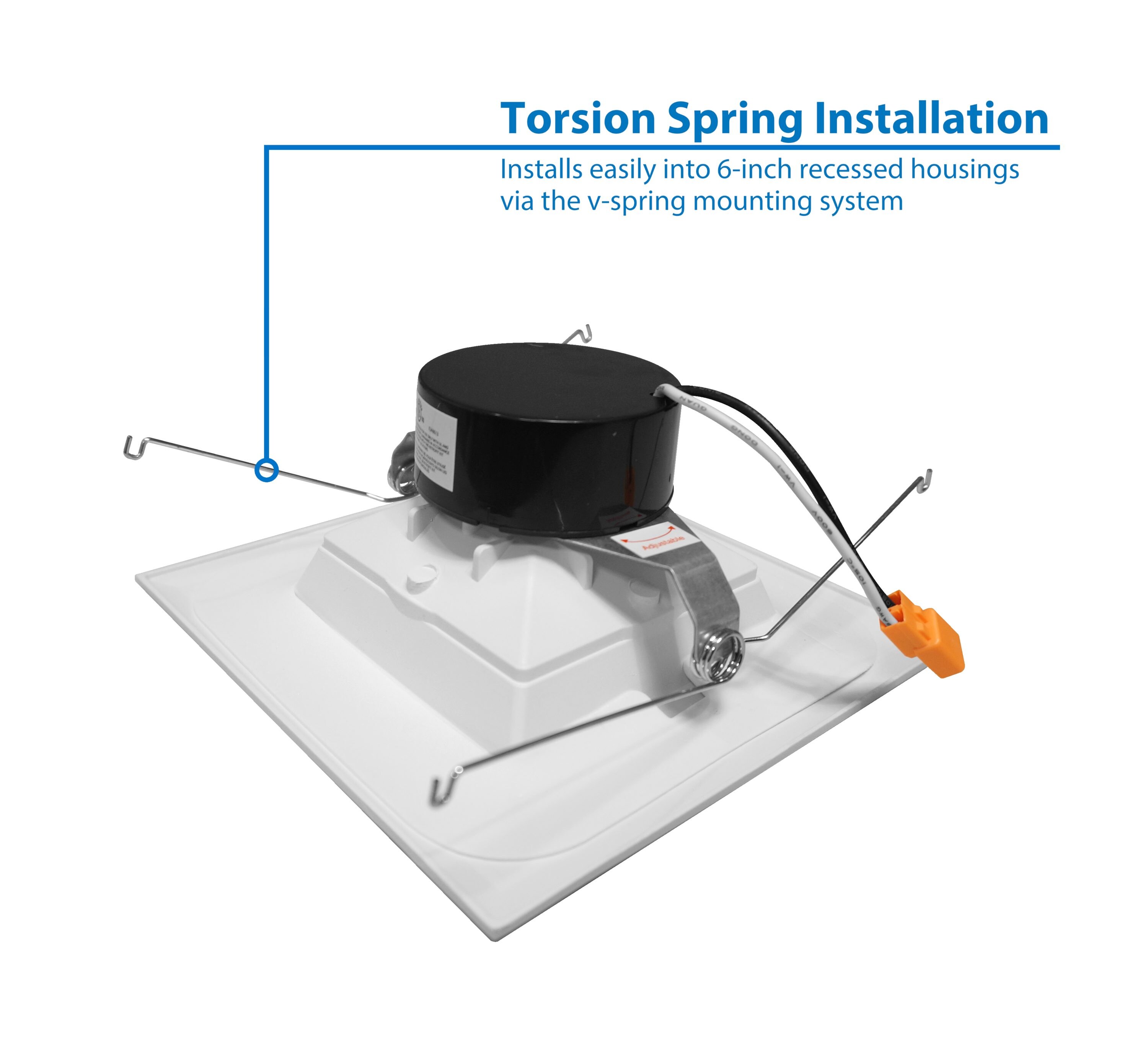 Nicor Lighting DQR6-10-120-2K-WH-BF Led-Retrofit-Downlight - View #3