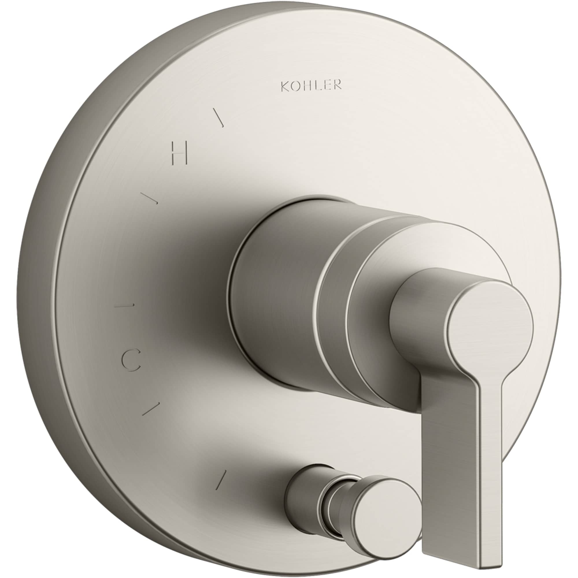 KOHLER K-T78016-4-BN Vibrant Brushed Nickel Lever Shower Faucet Handle