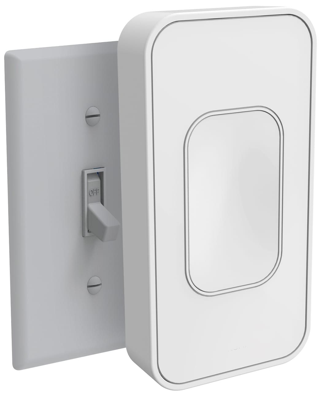 Switchmate Home White Smart Light Switch Adapter in the Lamp