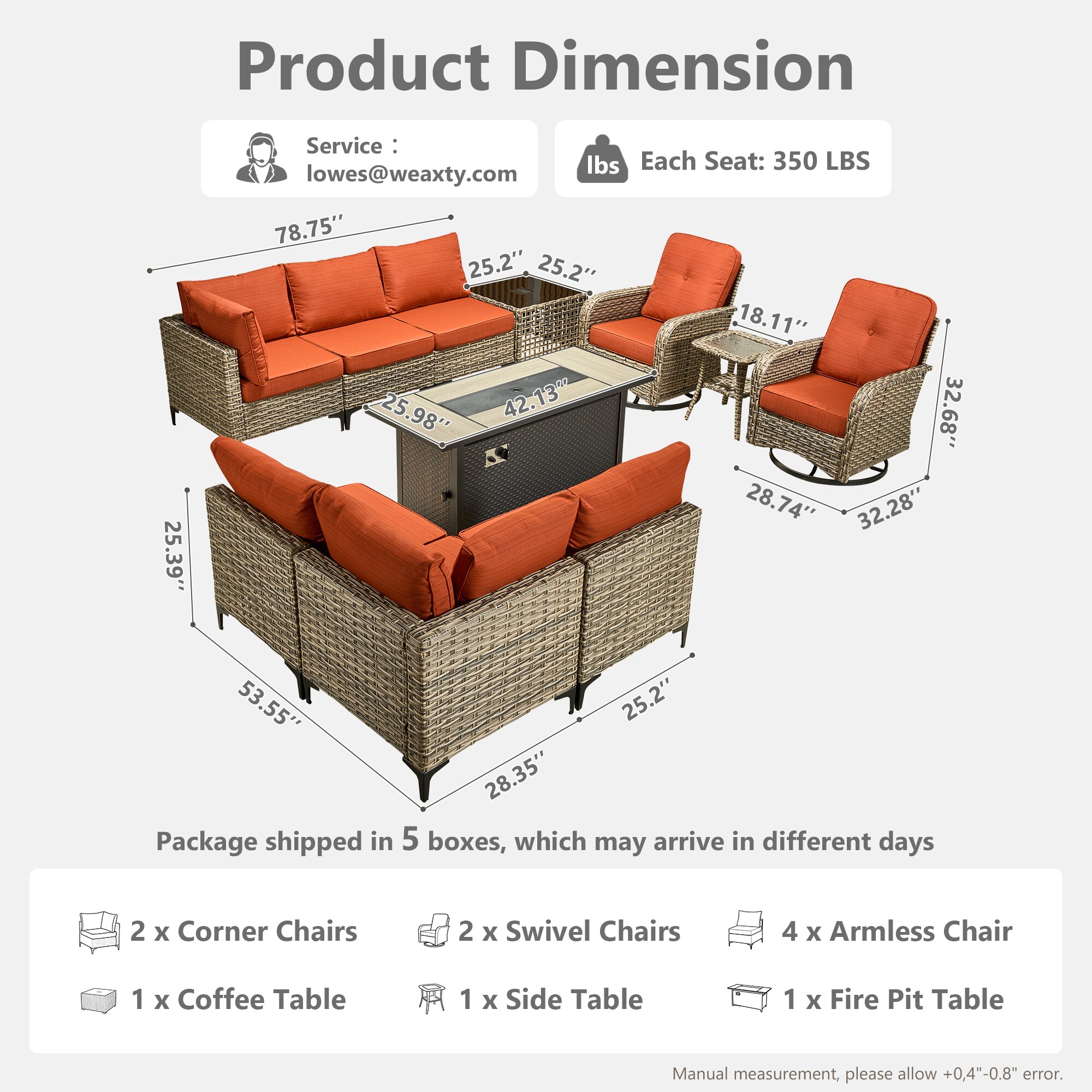 weaxty CFP85DSCRRSVNC80C11 Patio-Sofas-Daybeds - View #8