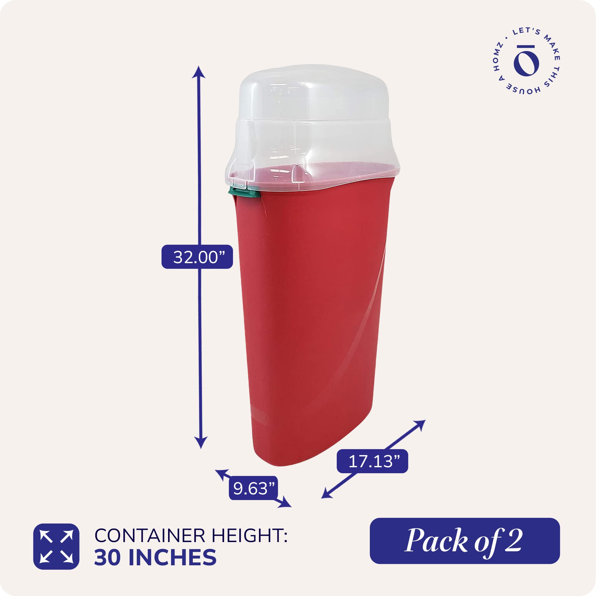 Homz Products 314624 Plastic-Storage-Totes - View #4