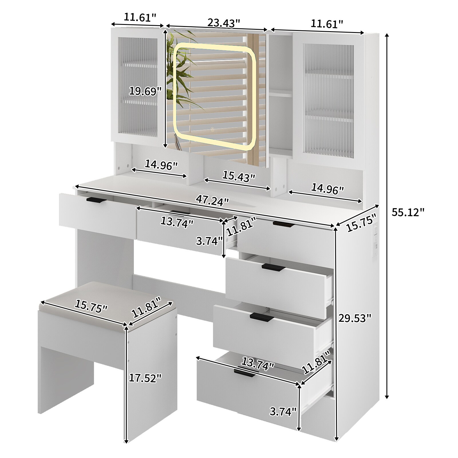 Outopee LO1G52005618 Bedroom-Vanities - View #6