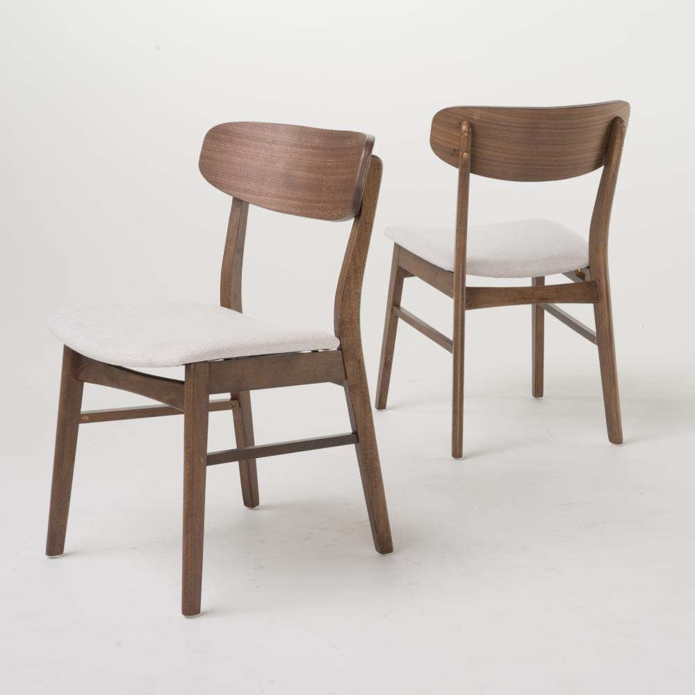 Best Selling Home Decor 298995 Set of 2 Lucious Contemporary/Modern Polyester Upholstered Dining Side Chair (Wood Frame)