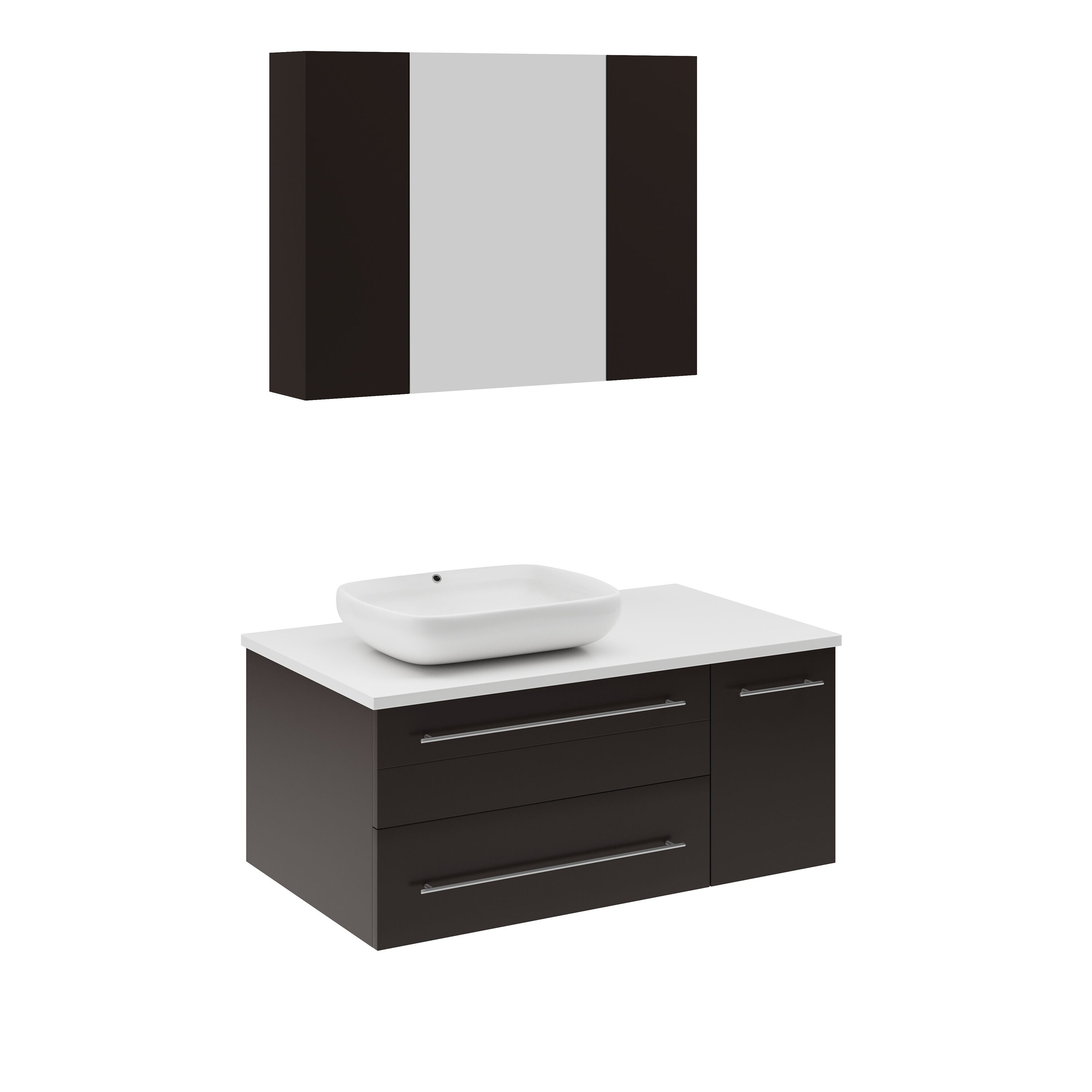 Fresca FVN6136ES-VSL-L Bath-Vanity-Combo - View #2