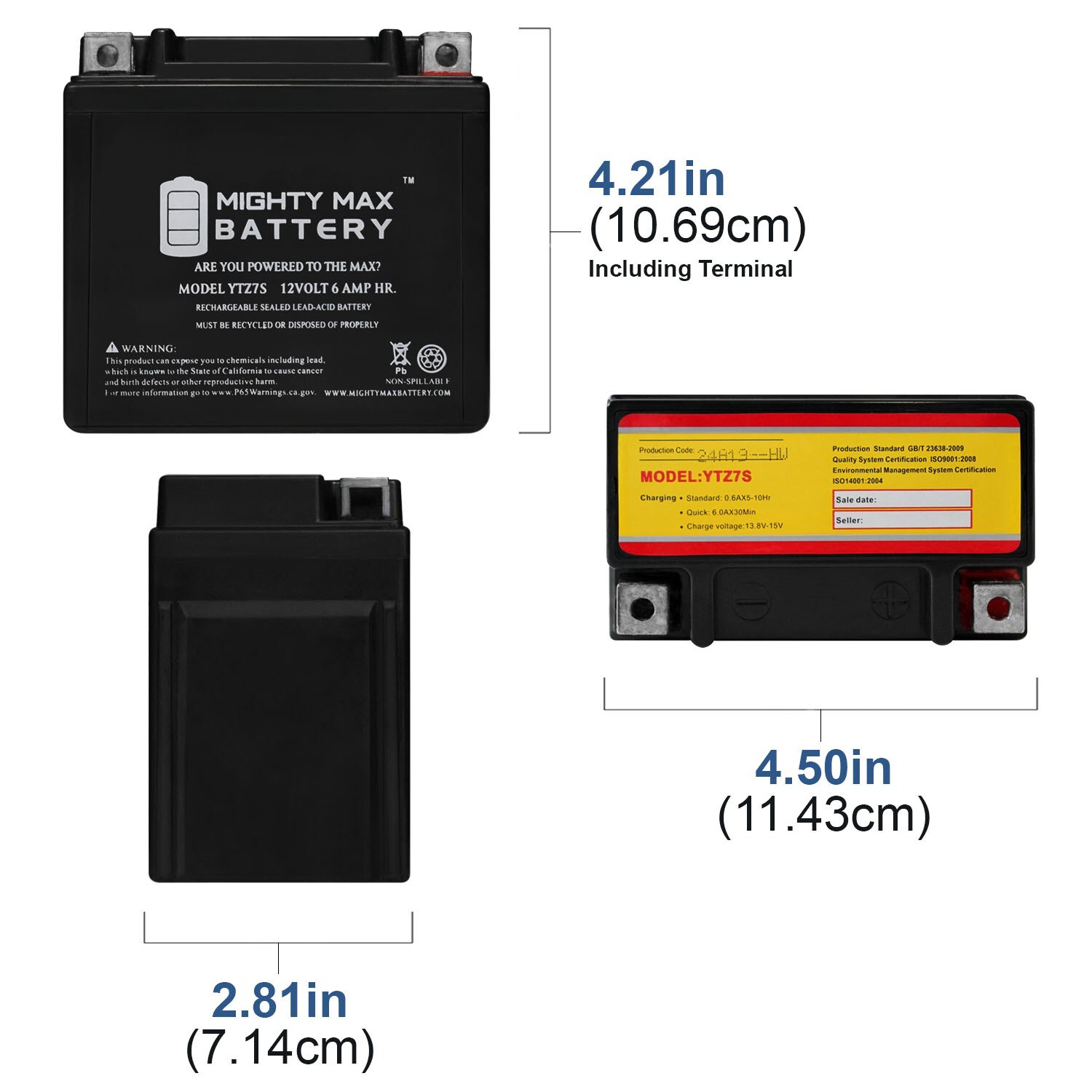 Mighty Max Battery MAX3954505 Device-Replacement-Batteries - View #2