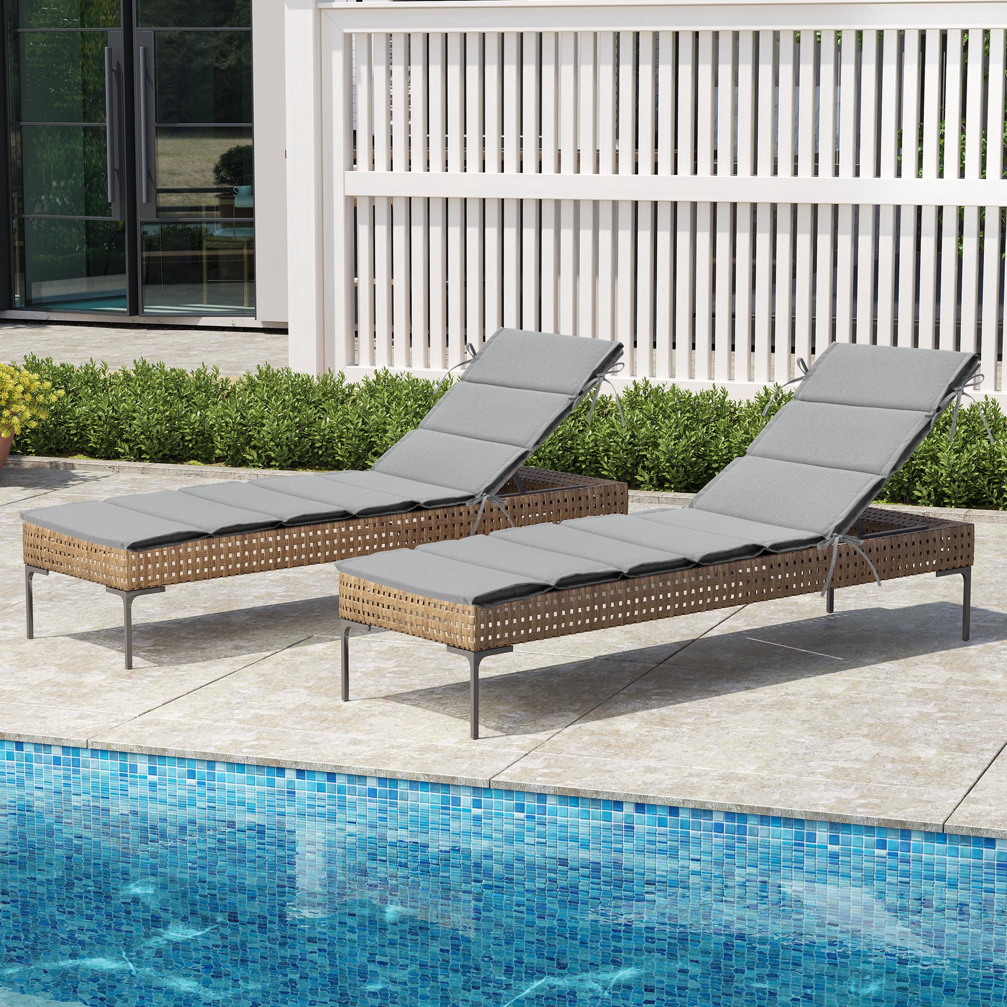 CloudFly CL-CU004GRY80-1 Patio-Furniture-Cushions - View #8