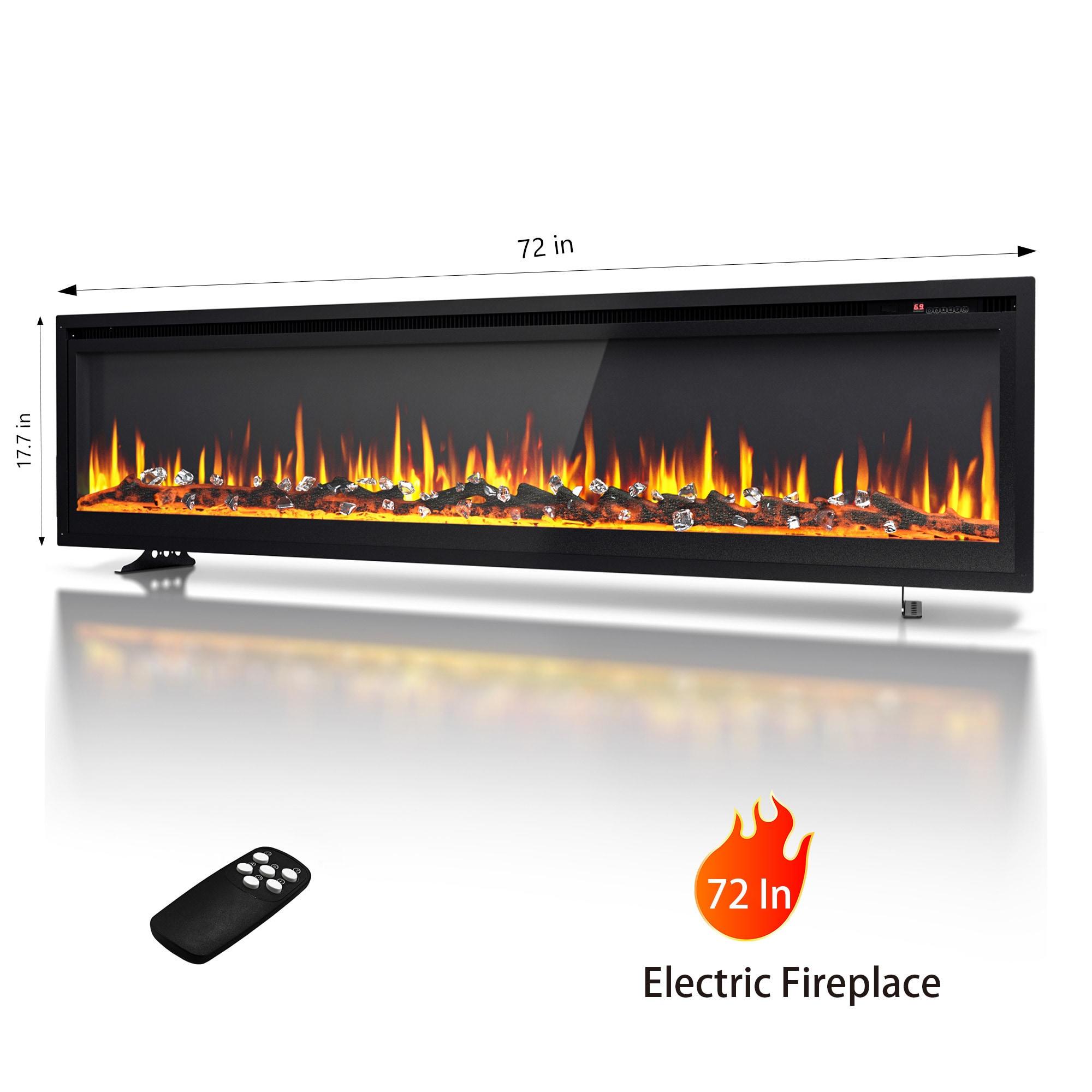 Euhomy EF-72-E-LWS Electric-Fireplaces - View #9