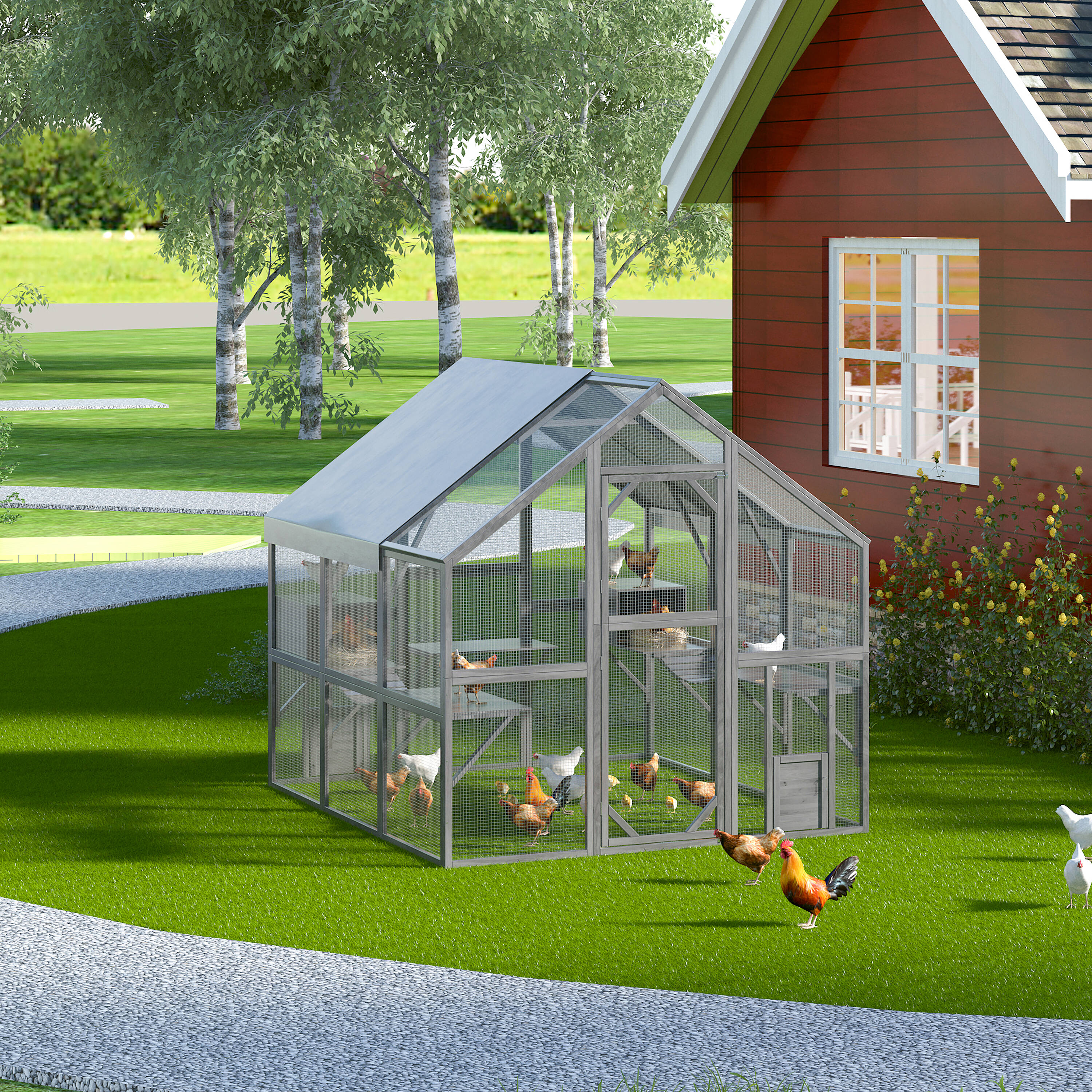 MIDHAM AMKF150158-03+04 Chicken-Coops-Rabbit-Hutches - View #7