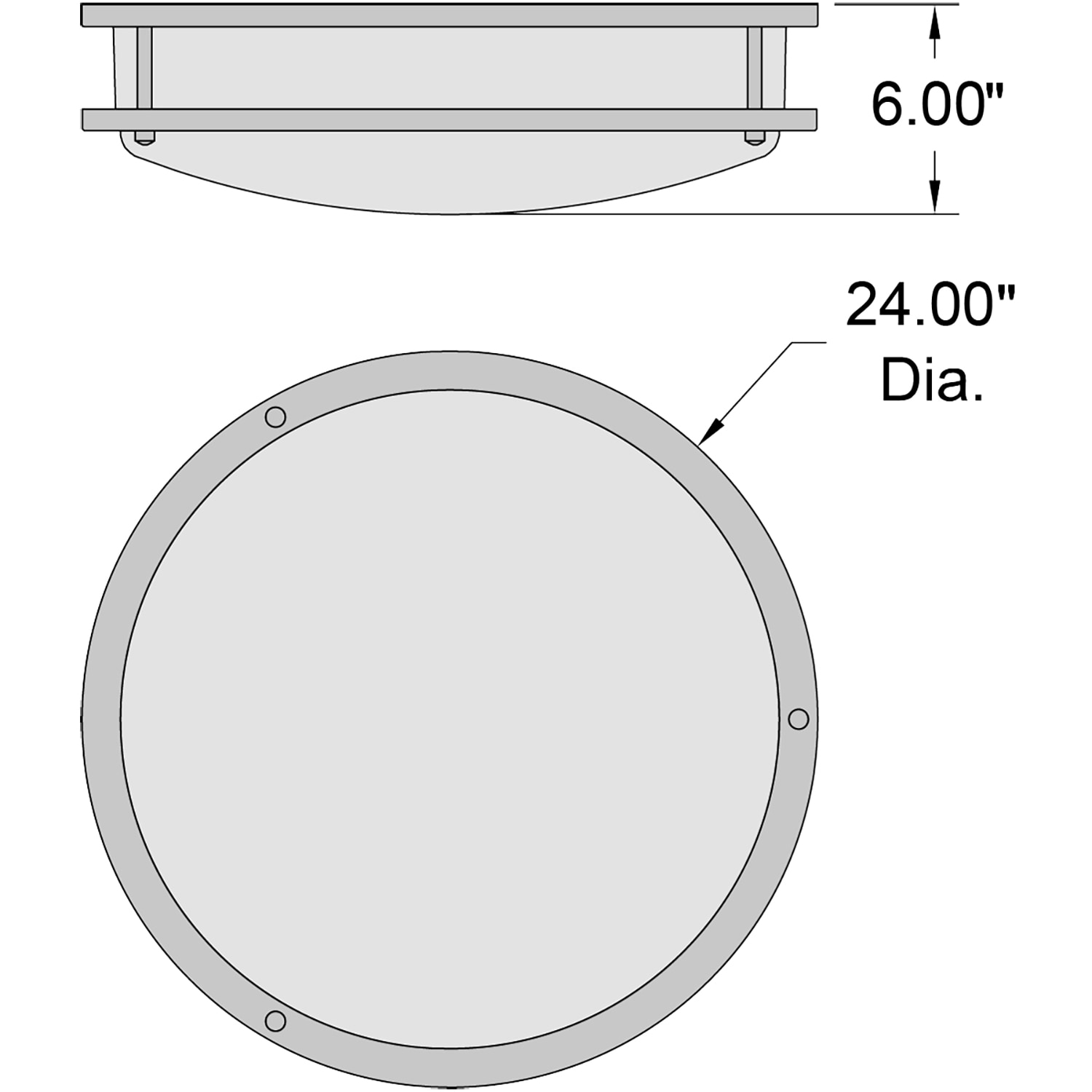 Access Lighting 20467LEDD-BS/ACR flushmounts - View #2