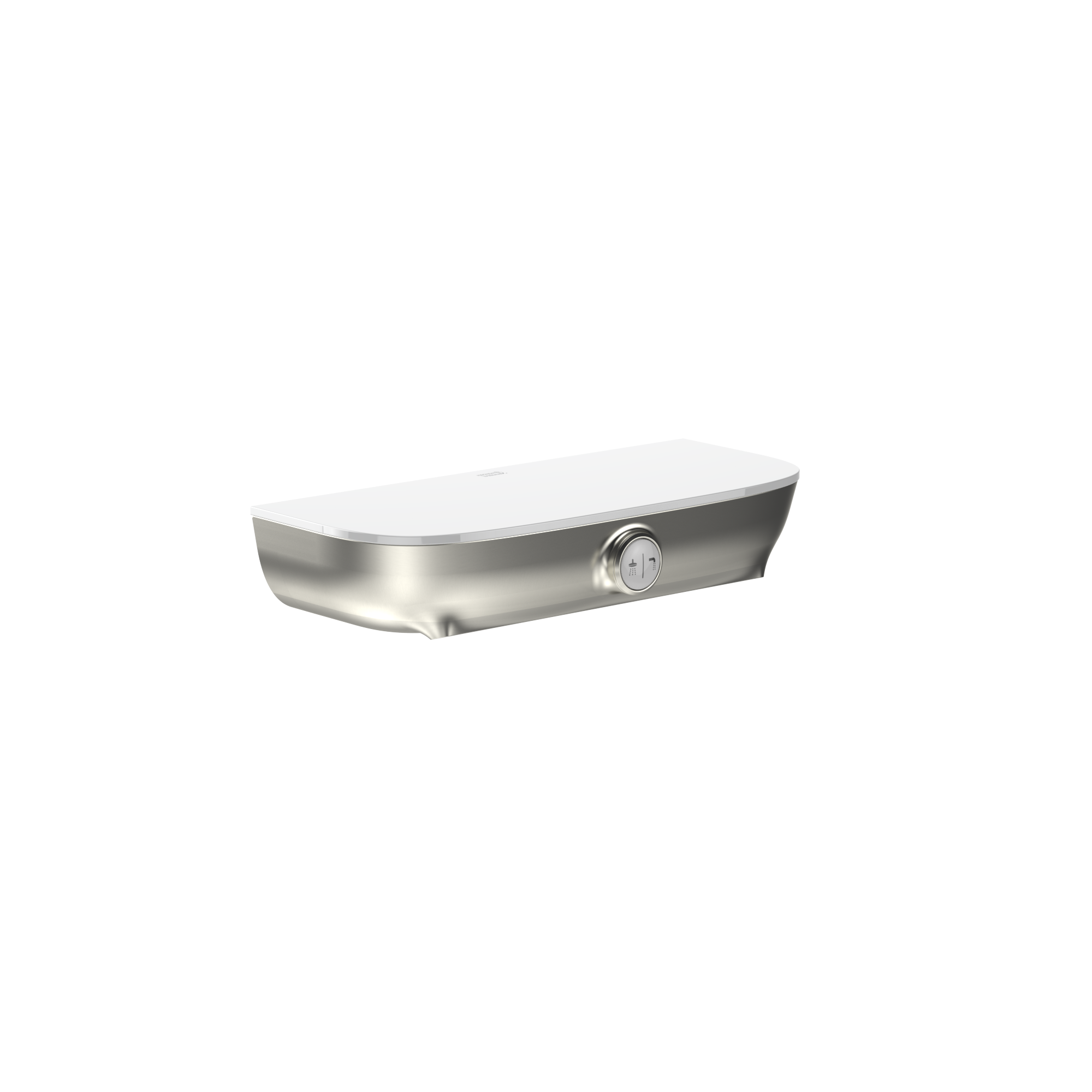 Brushed Nickel Wall Mounted Waterfall Tub Spout
