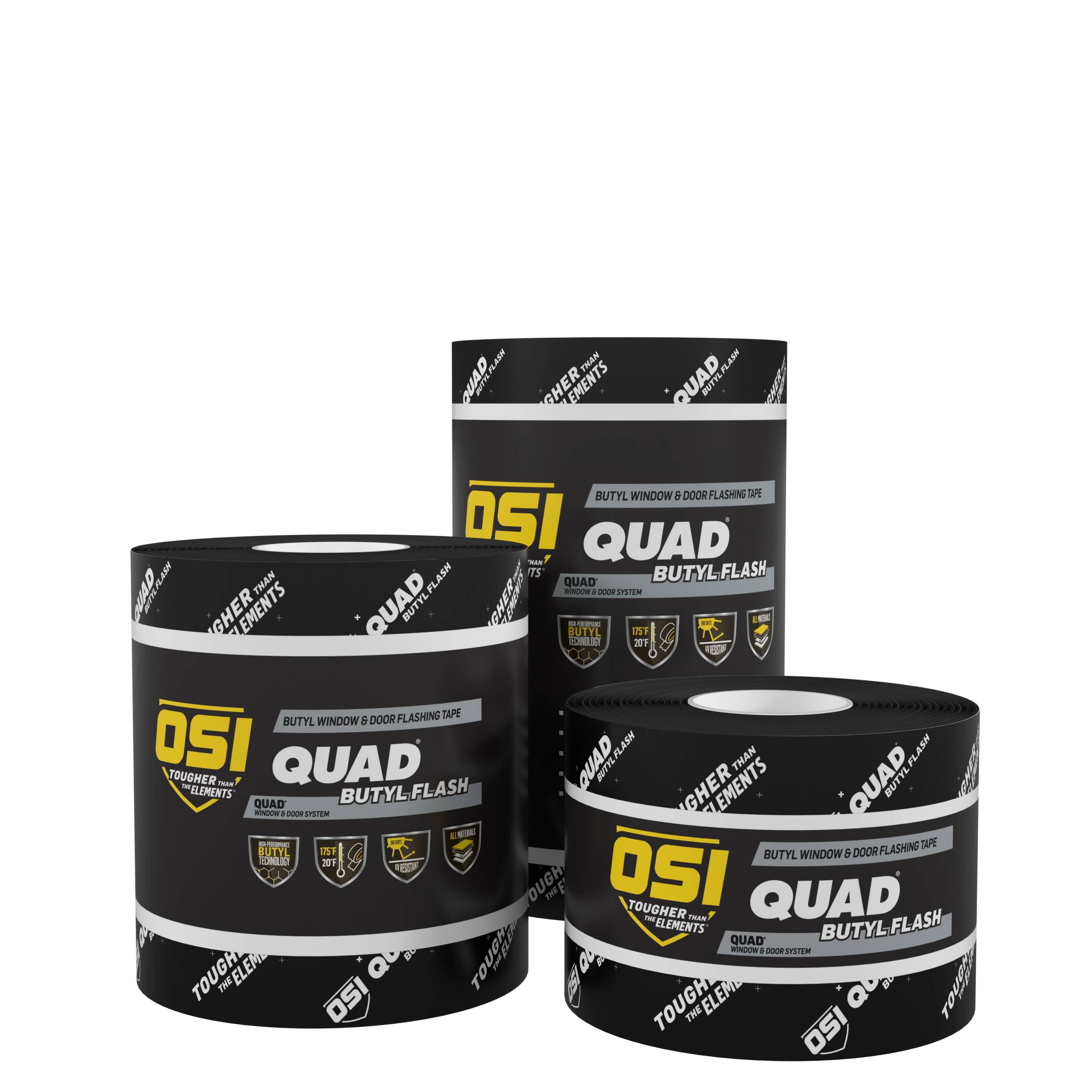 OSI Quad Butyl Flash Tape 6-in x 75-ft Butyl Rubber Roll Flashing in the  Roll Flashing department at