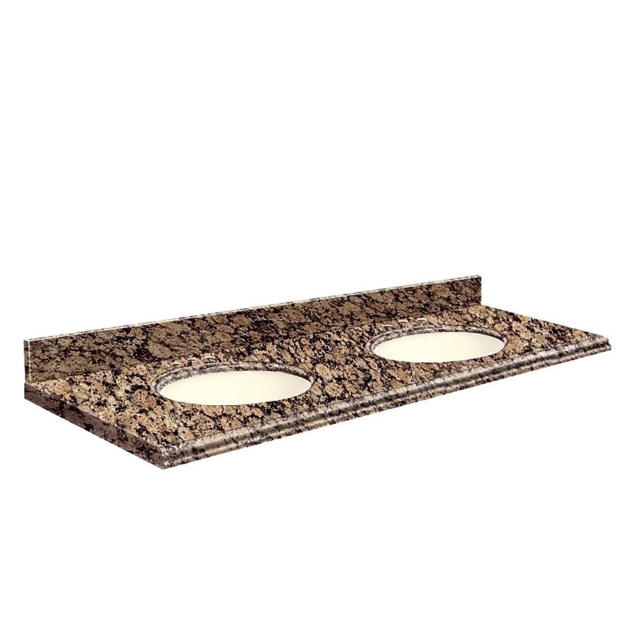 Transolid 61-in Baltic Brown Granite Bathroom Vanity Top Transolid 61-in Baltic Brown Granite Bathroom Vanity Top