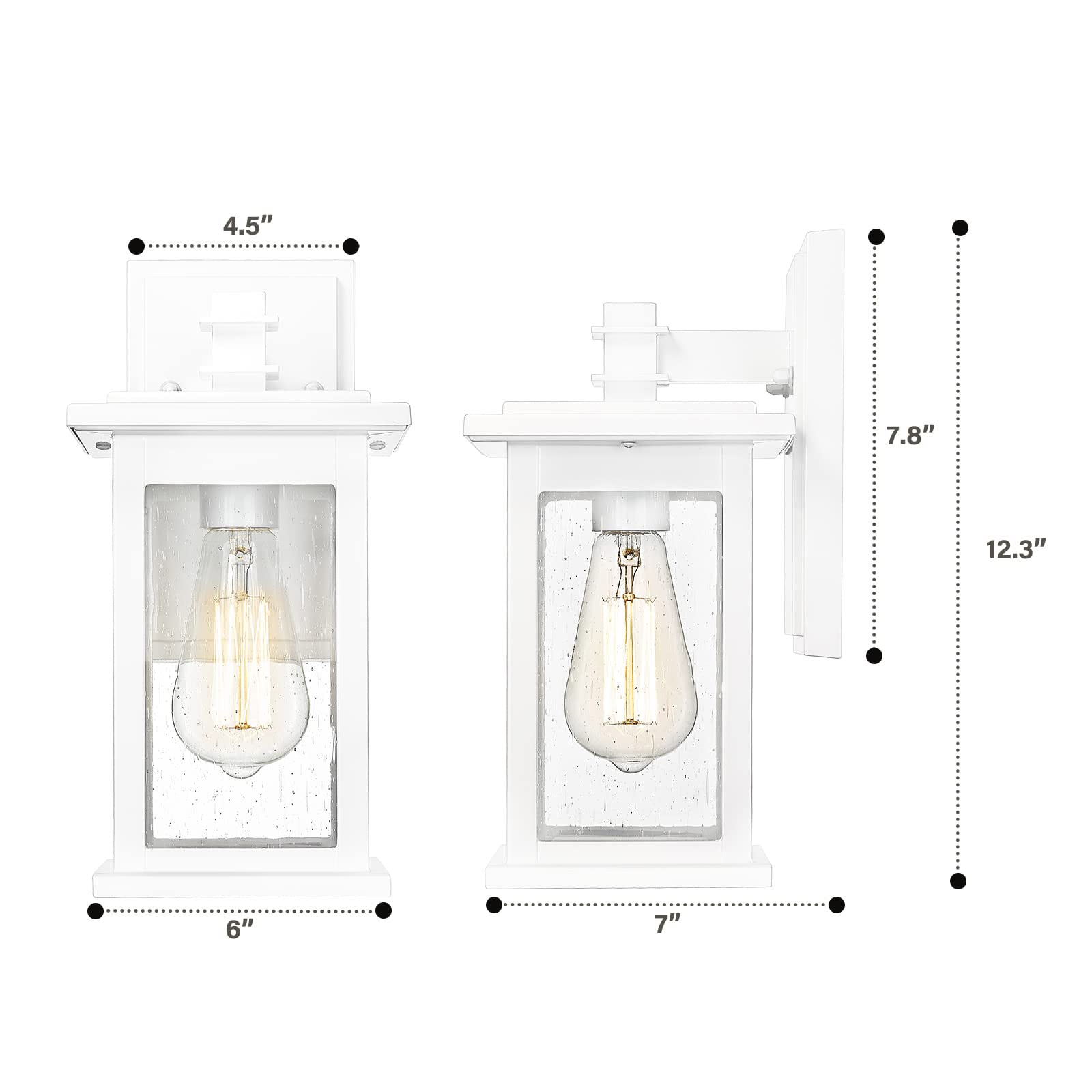 LTMATE LS1803EW1 WH Outdoor-Wall-Lighting - View #2