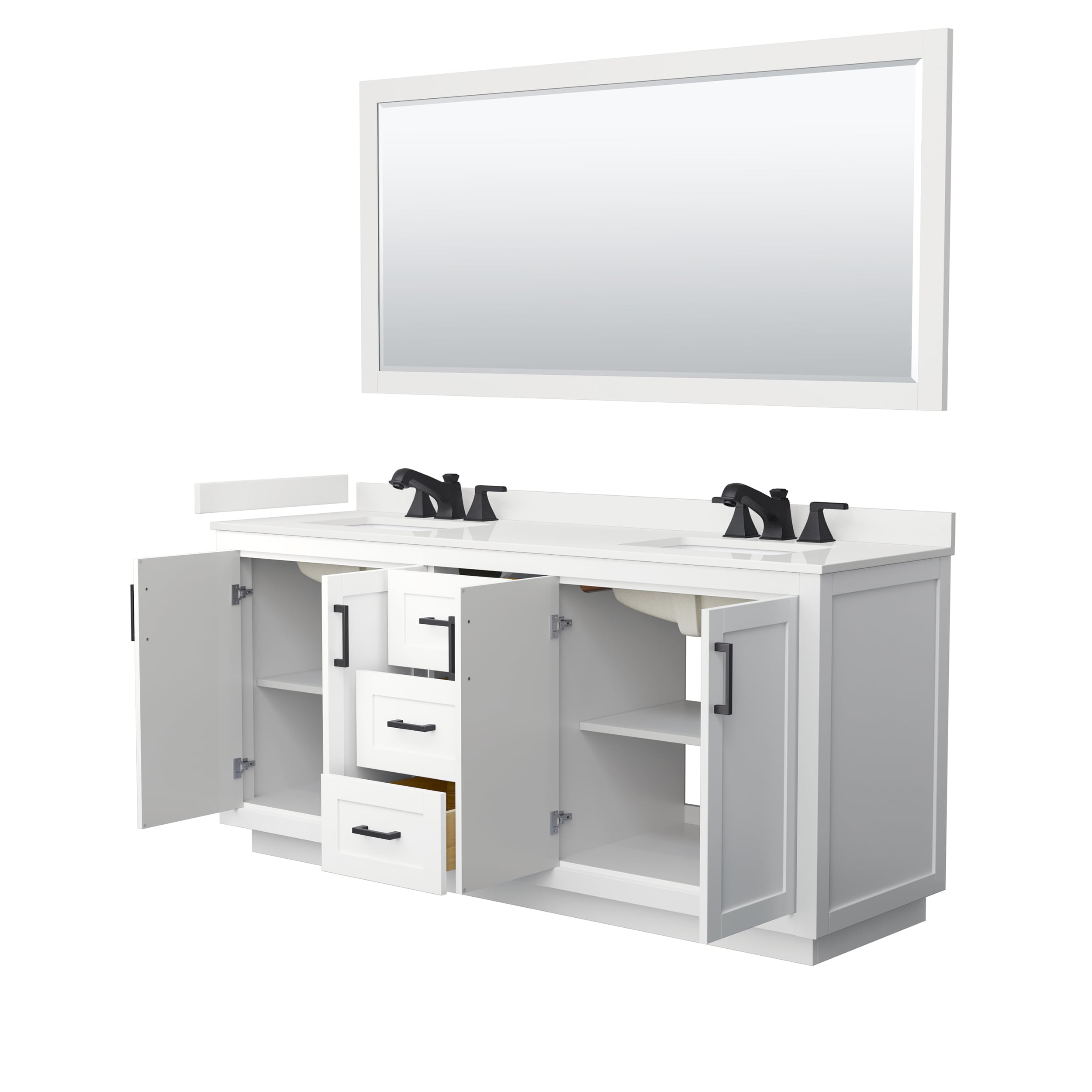 Wyndham Collection WCF292972DWBWQUS3M70 Bath-Vanity-Combo - View #3