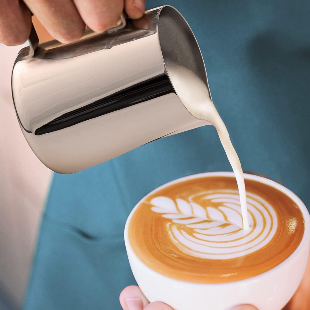 Milk Boss Milk Frother for Coffee - Comfort Grip Black