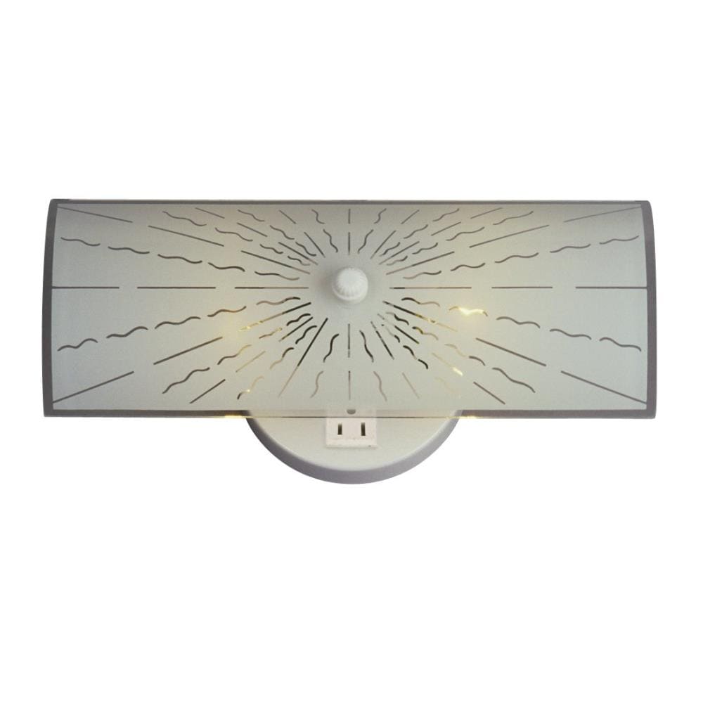 Bathroom light deals fixture with outlet