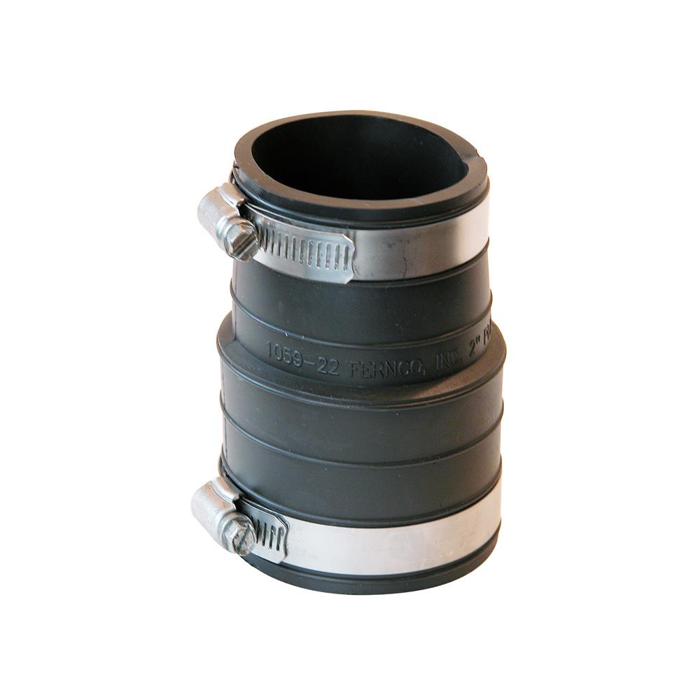  ZX9JNSN17138 2in. x 2in. Rubber Flexible Coupling Repair Fitting