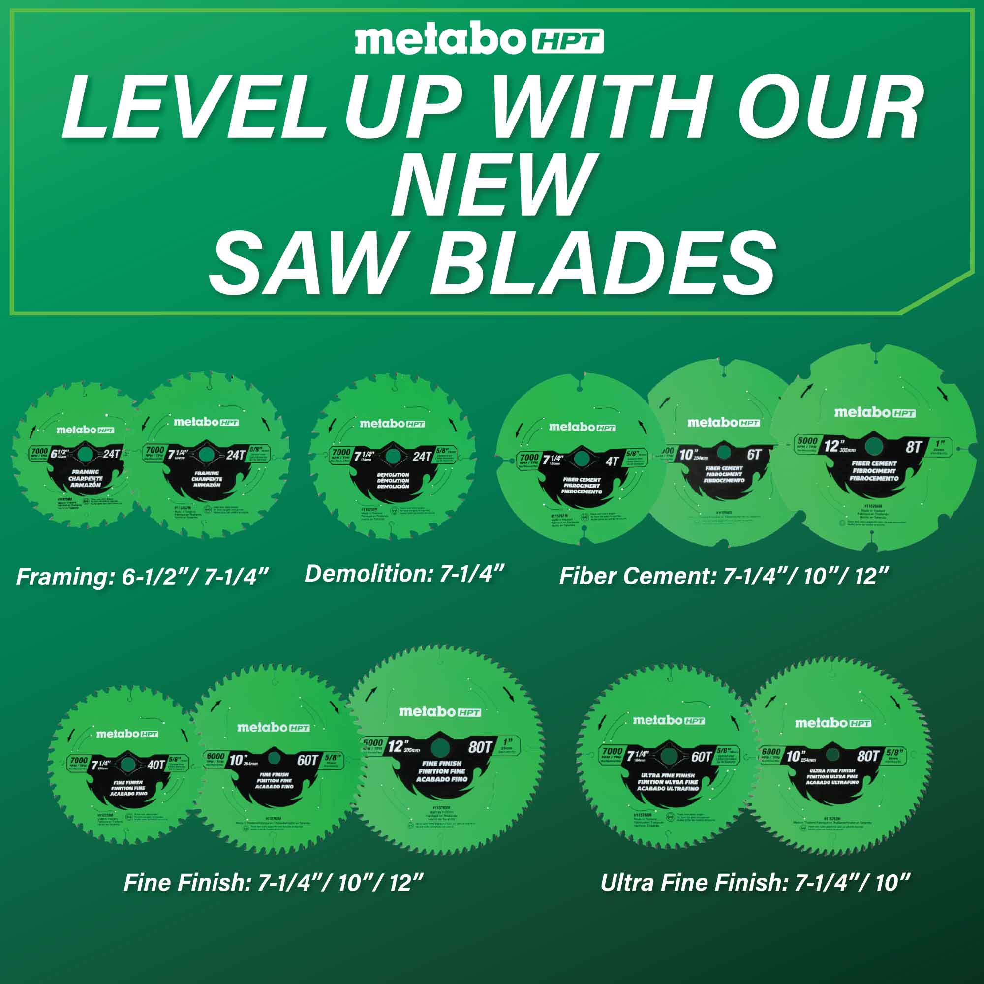 Metabo HPT 115766M Circular-Saw-Blades - View #6