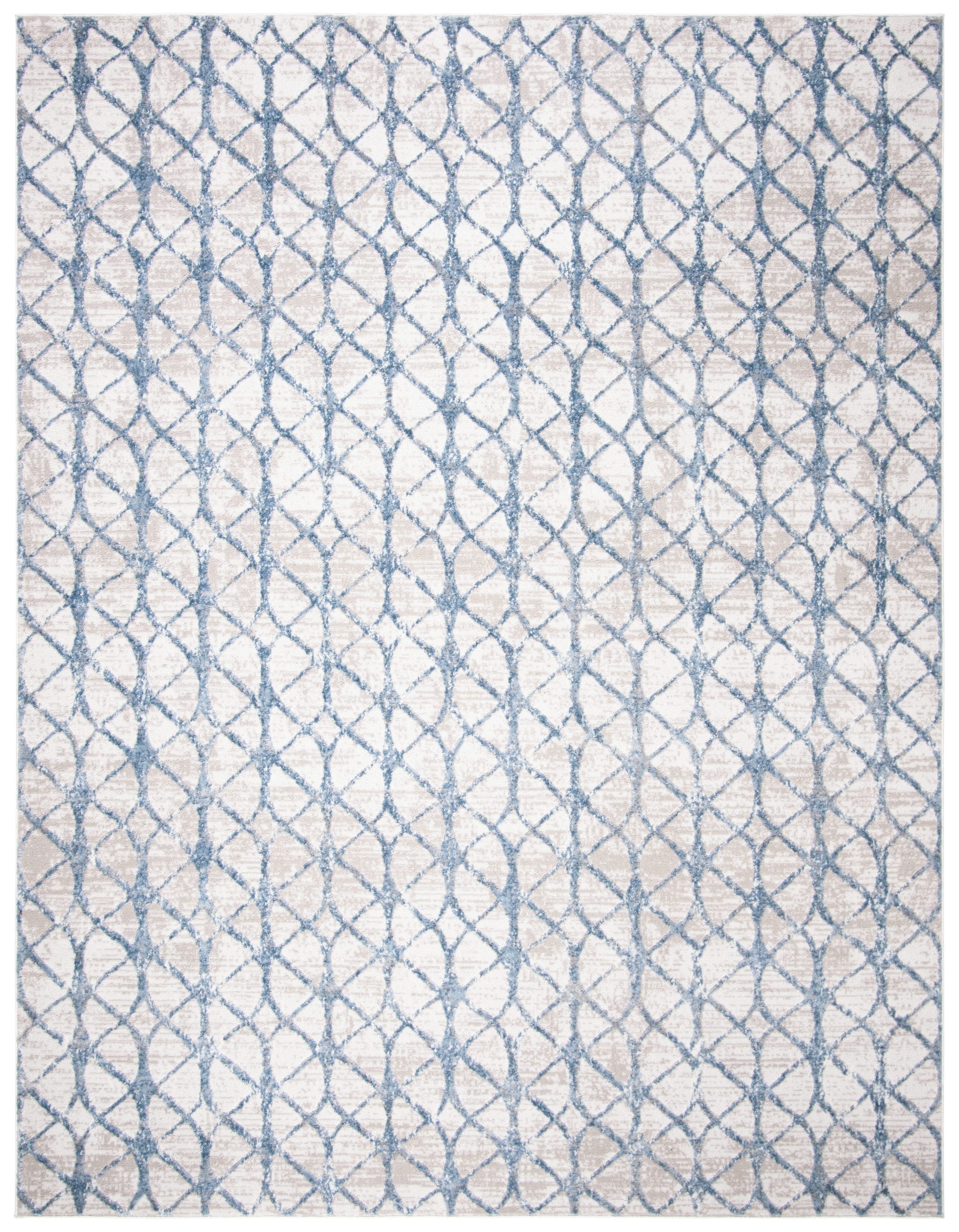Safavieh ALA792F-1115 Amelia Apulia 11 x 15 (ft) Loomed Synthetic Gray/Blue Rectangular Indoor Abstract Area rug