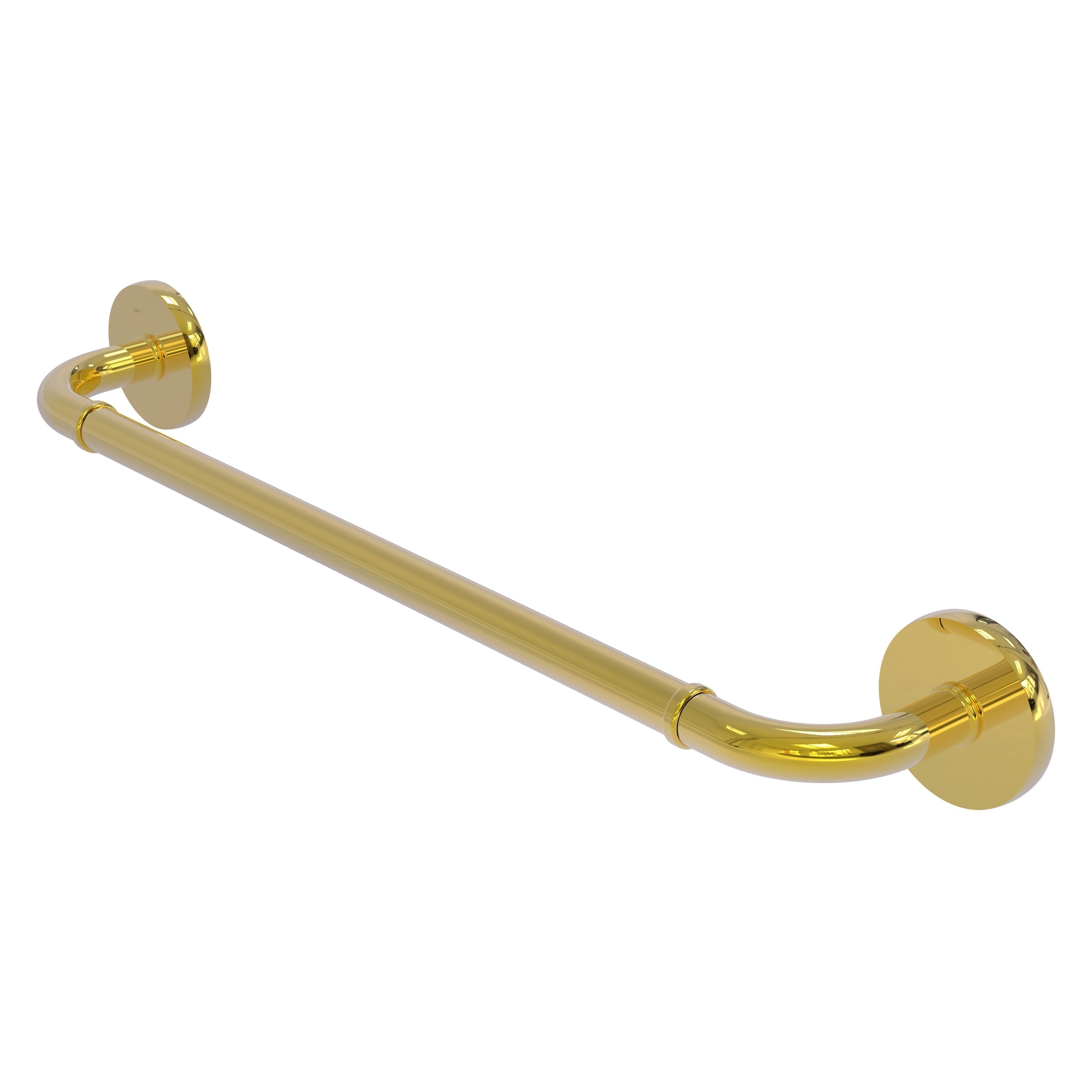 Allied Brass RM-41-18-PB Remi 18-in Polished Brass Wall mount Single Towel Bar